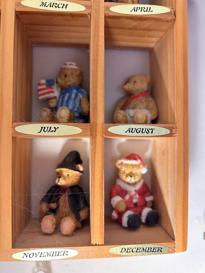 Vintage House of Lloyd Teddy Bear 10×7 Calendar figurines