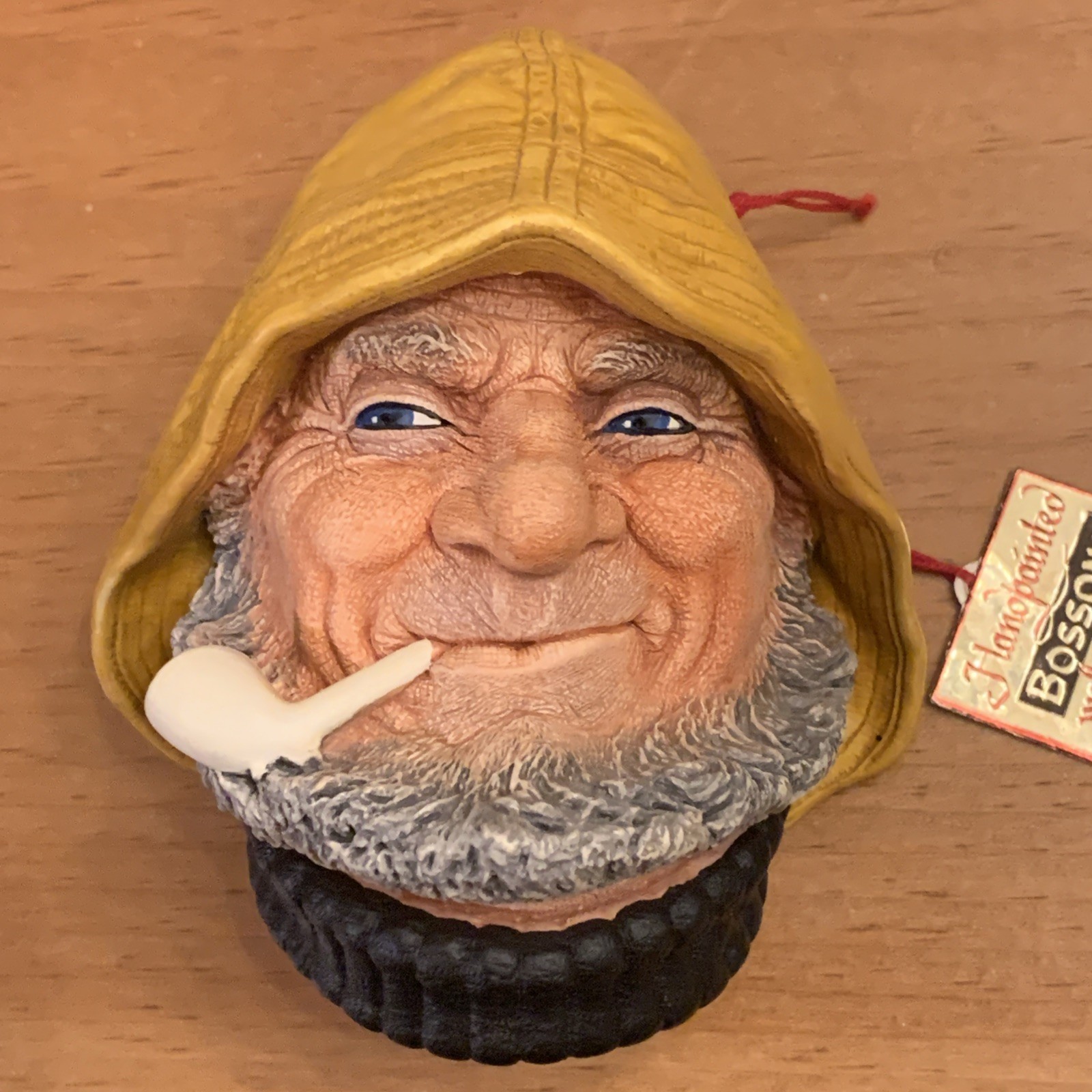 1971 Old Salt Bossons Chalkware Ornament Wall Art Decorative Hand Painted