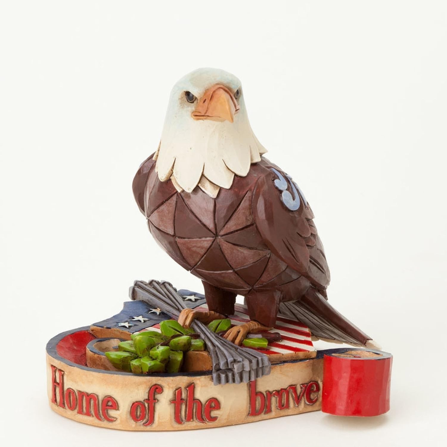 Jim Shore Heartwood Creek Patriotic Bald Eagle Mini Statue 4037682 NEW T