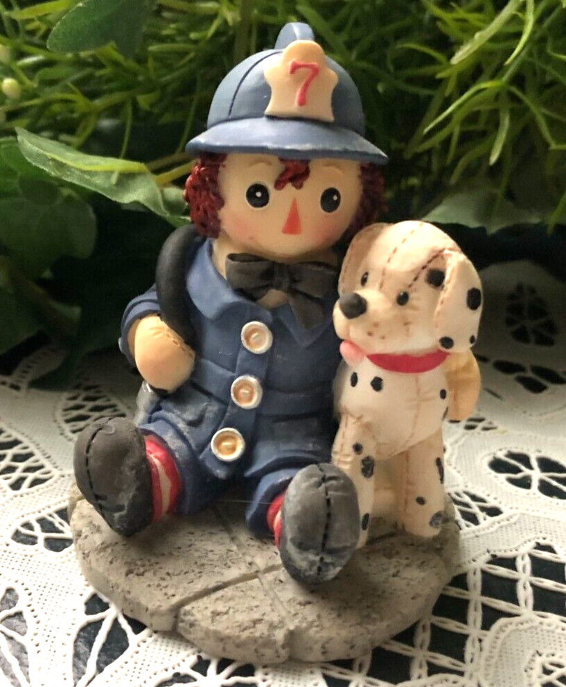 ENESCO RAGGEDY ANN AND ANDY – I FOUND MY HERO IN YOU – FIREMAN ANDY