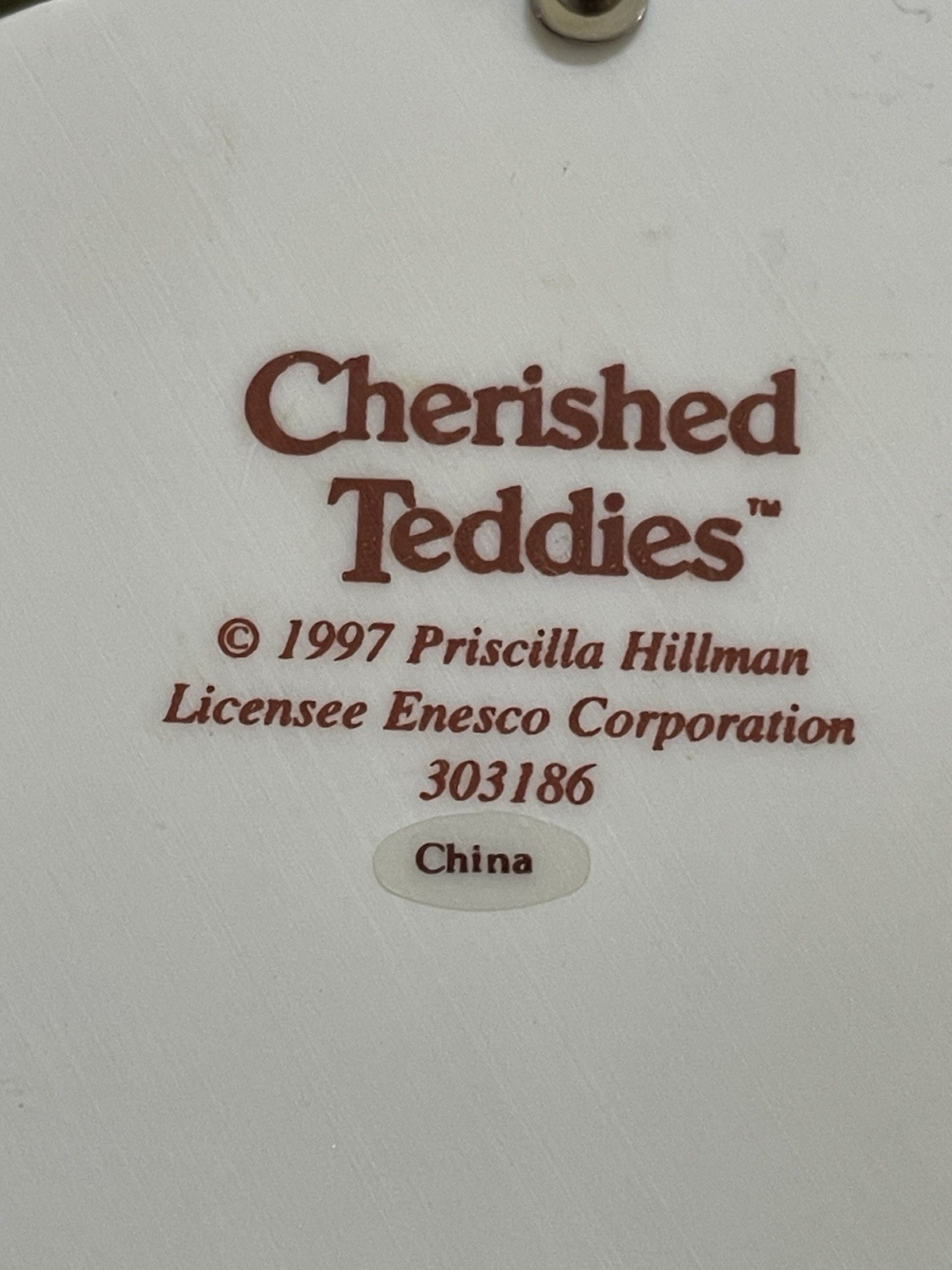 Enesco Cherished Teddies Heaven Has Blessed This Day Plaque. 1997 . 303186