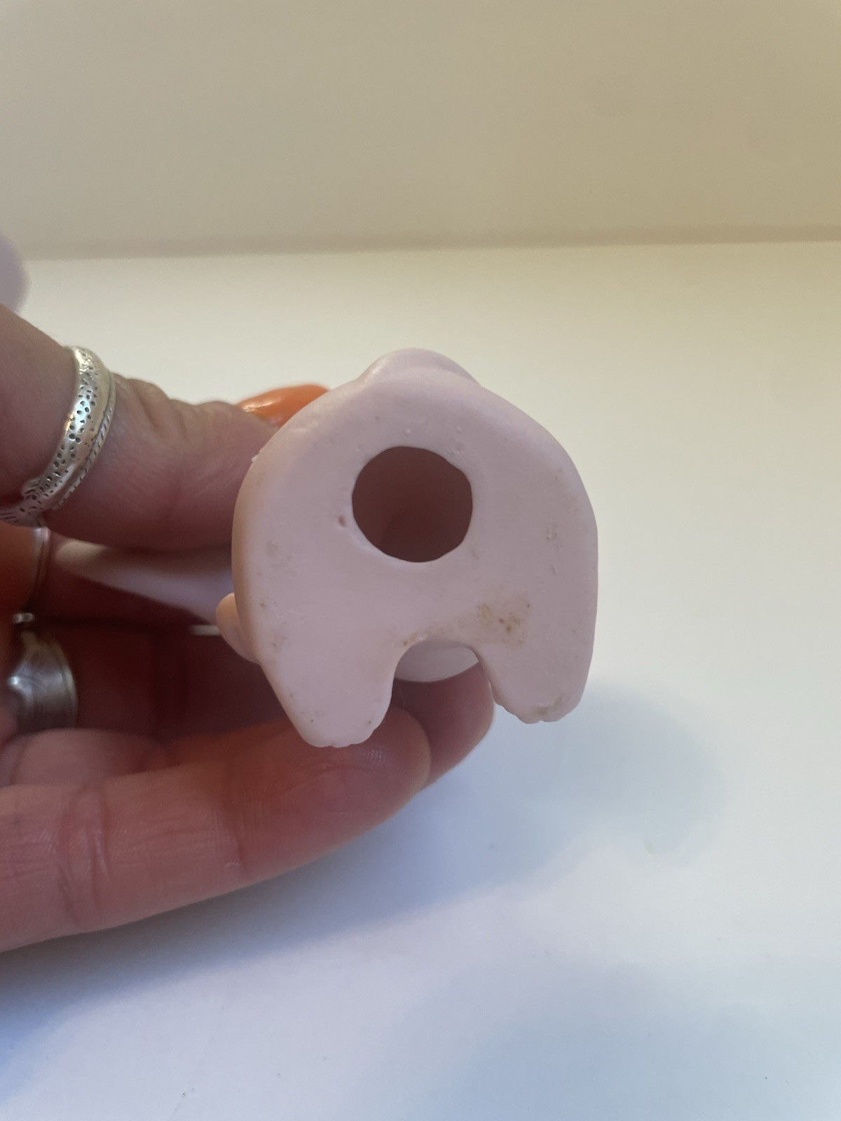 Vintage Mid Century Modern Ceramic Made In Japan Pink Mice Figurine Decor