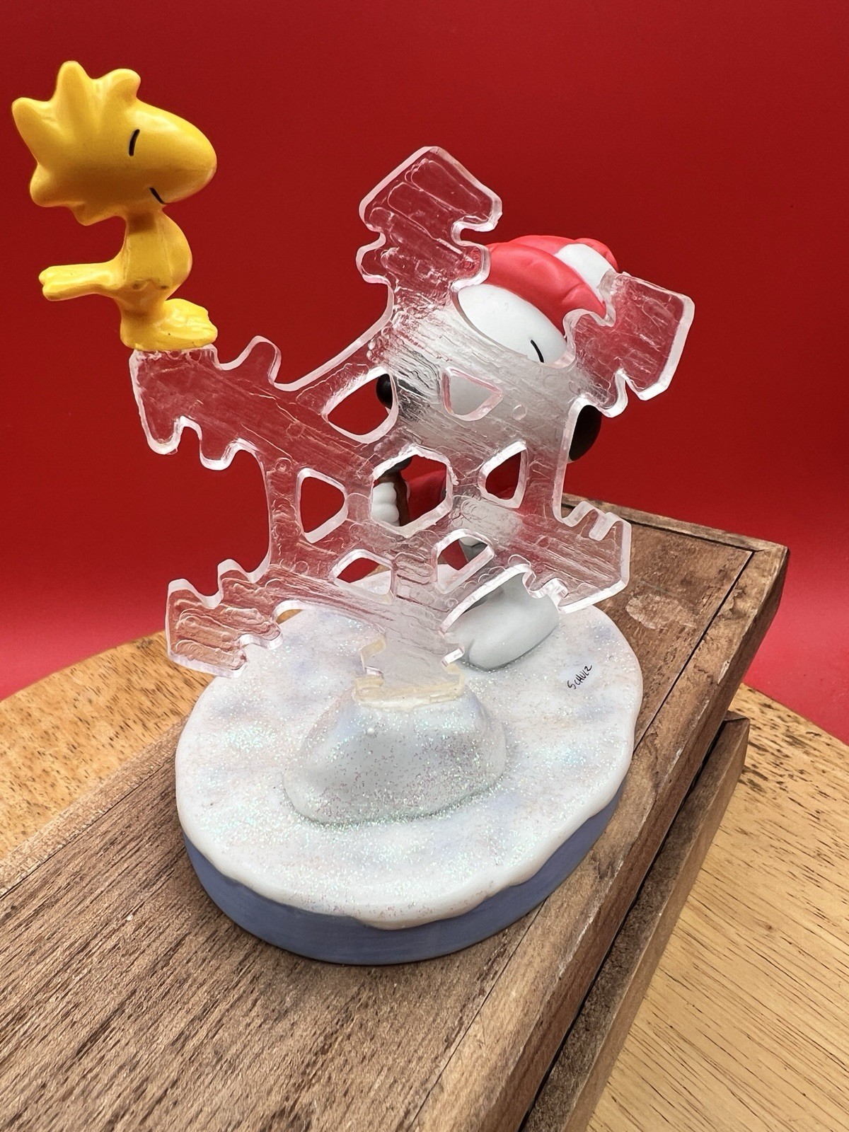 Snoopy & Woodstock Snowflake Sculpting Joe Sculptor Peanuts Hallmark Gallery