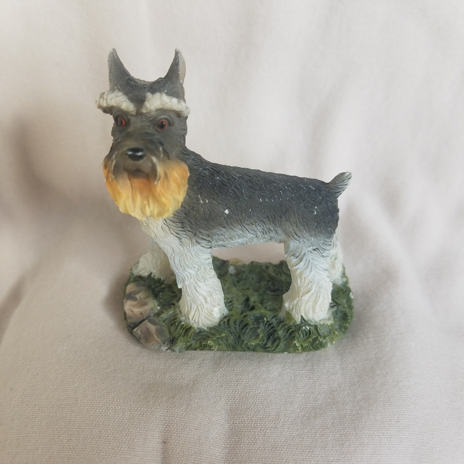 Miniature Schnauzer Dog lover Fairy Garden Miniatures Terrariums Dioramas,