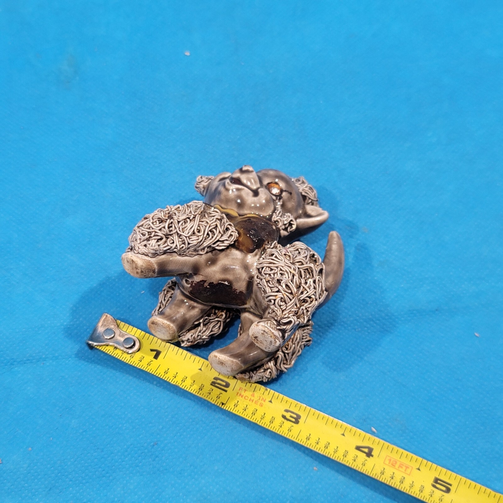 Poodle Ceramic Figure Desk shelf Decor