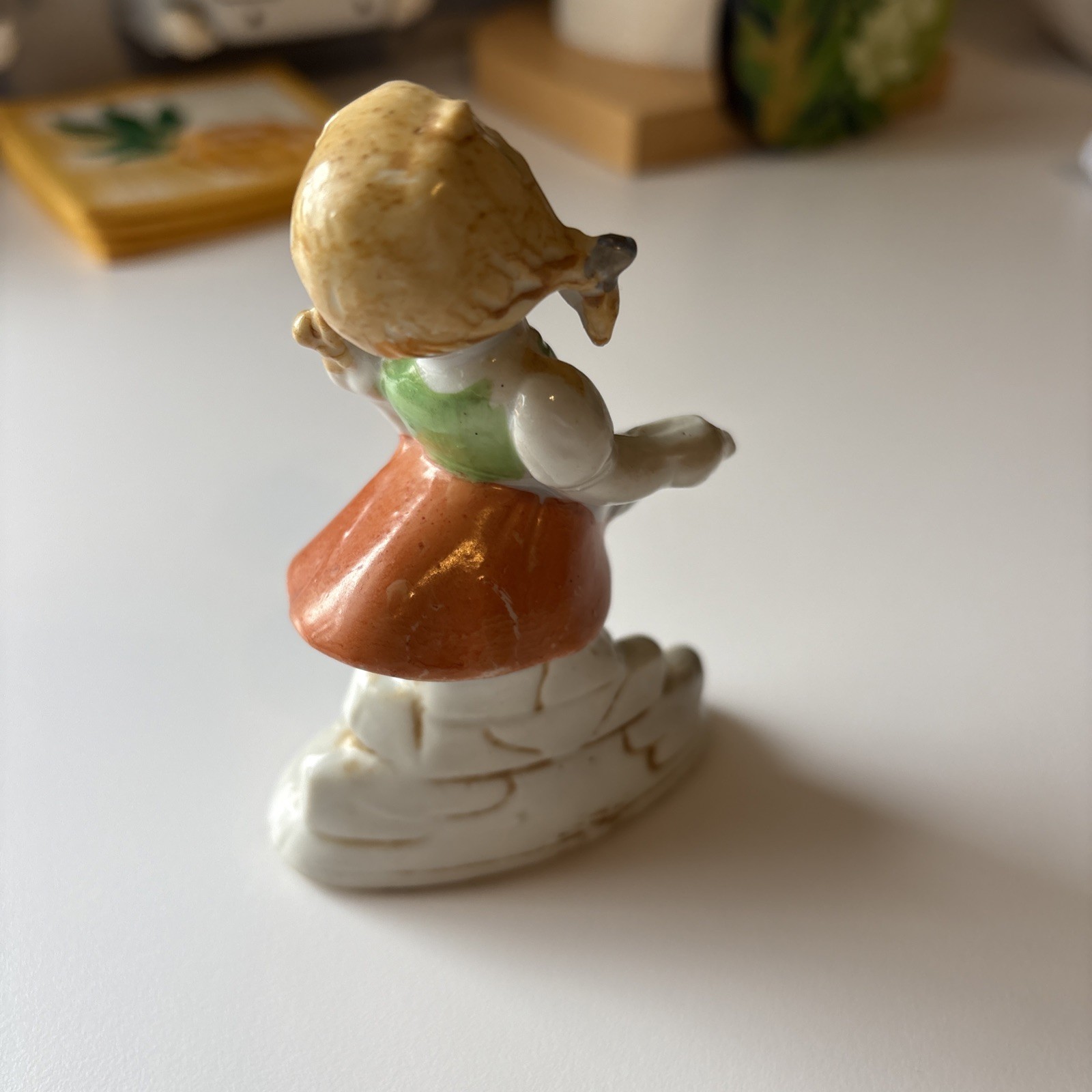 Girl Singing 1940’s Figurine Japan. Smoke Free Home