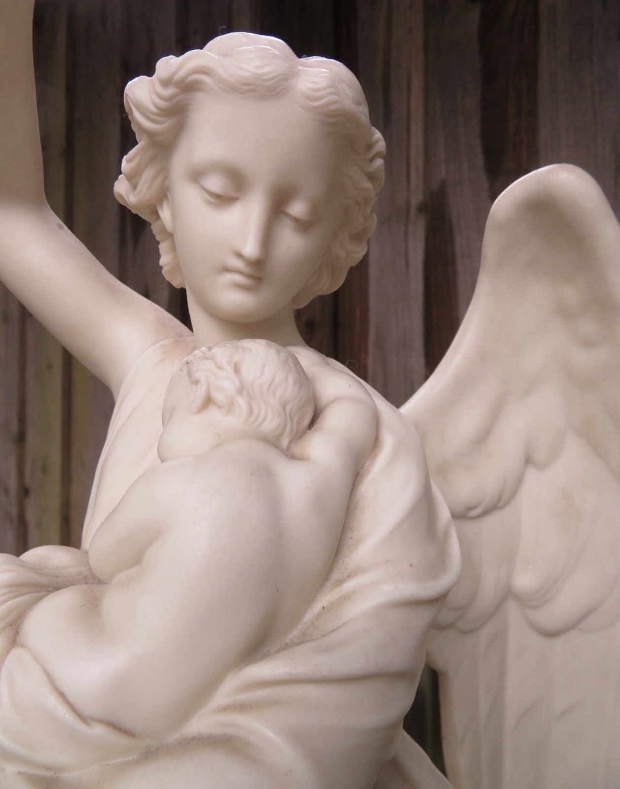 AMAZING Copeland 22.5 “ Parian “ The Reaper “And The Flowers”🌹 🌹 circa 1875