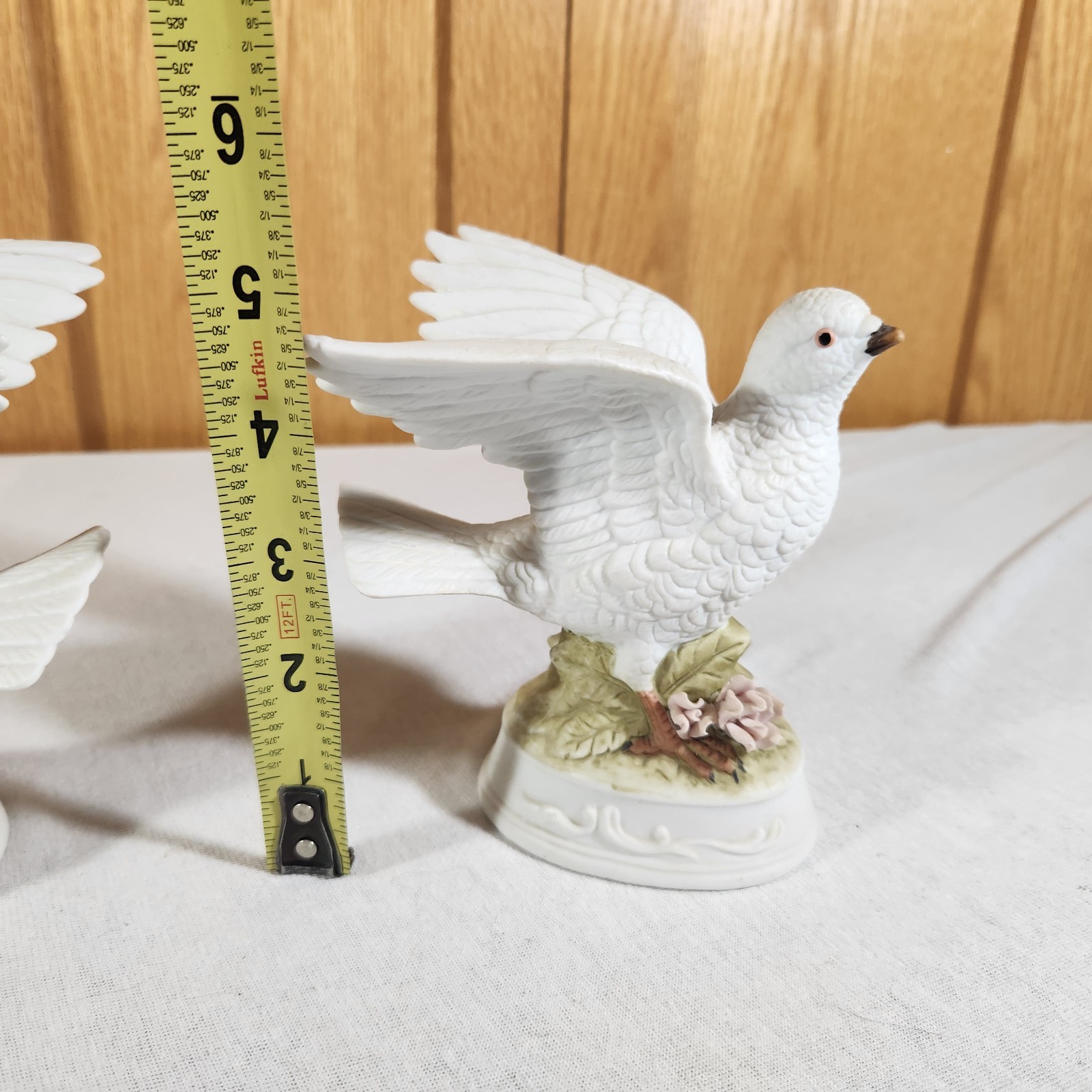 Vintage Napcoware 9479 Peace Doves Pair Of Figurines Birds