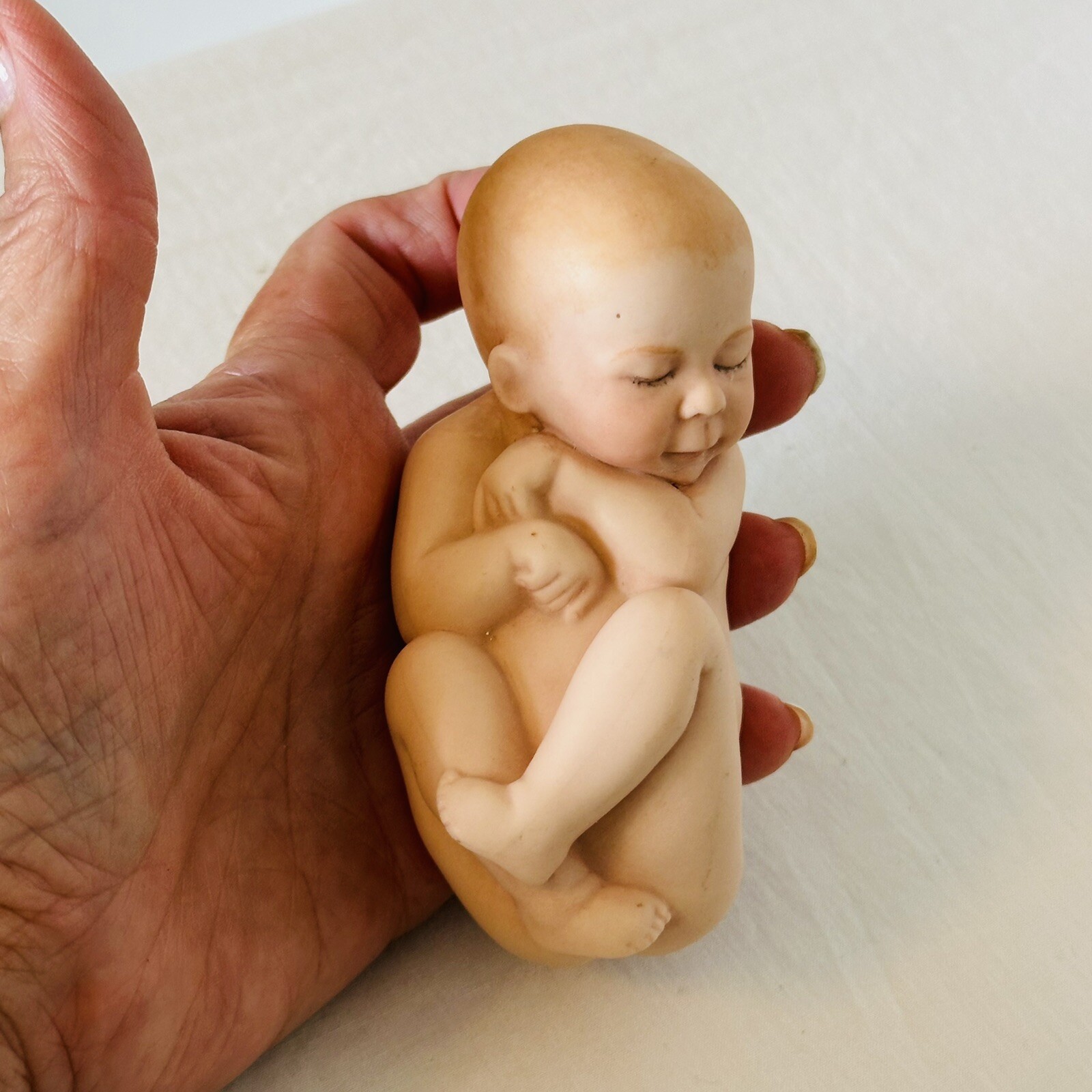 Real People Dolls Baby Figurine Katelyn Marie SK 04 2002 Sleeping Infant 4″ Long