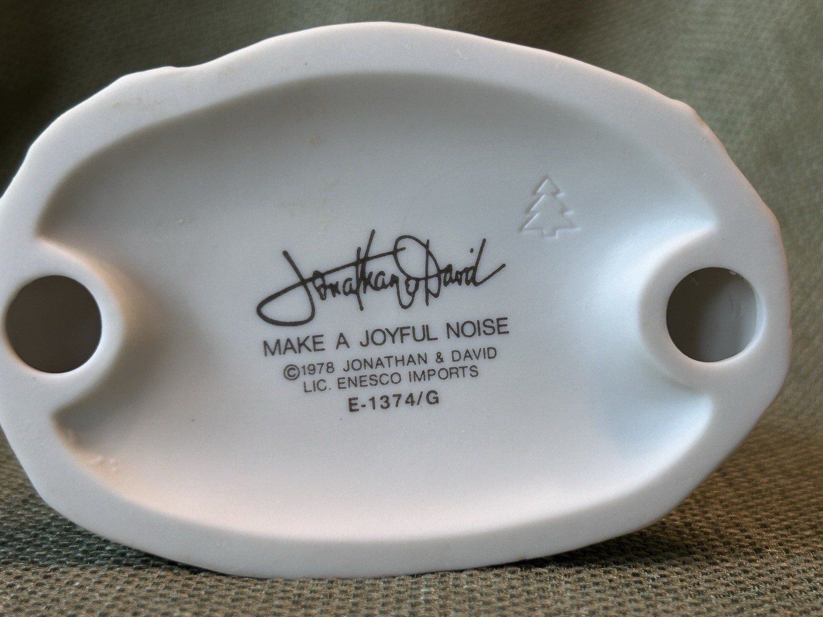 1978 Precious Moments Make A Joyful Noise E1374/G Original 21 Jonathan & David
