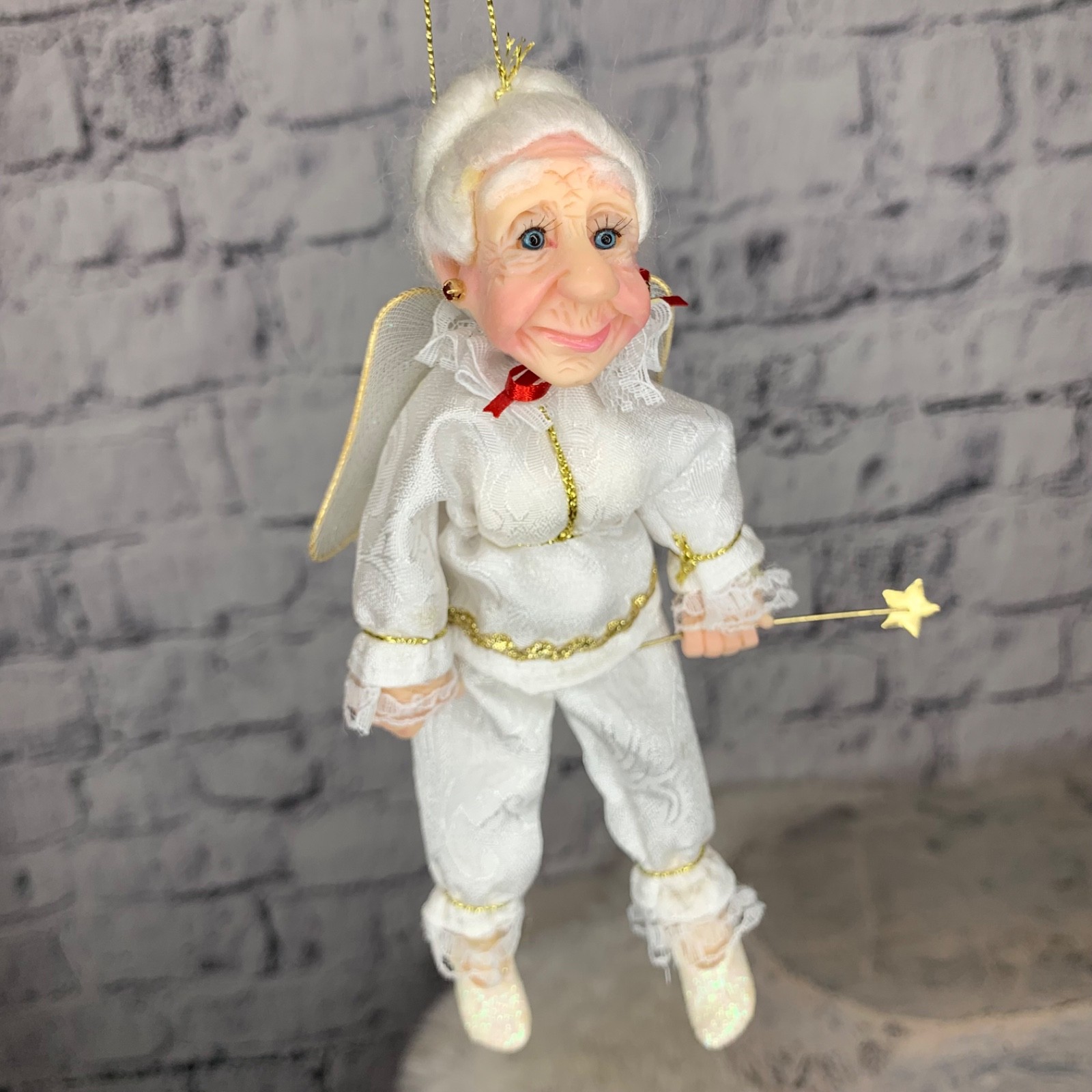 2005 Giftcraft Fairy Godmother July Ruby Contentment Hanging Ornament Jacqueline