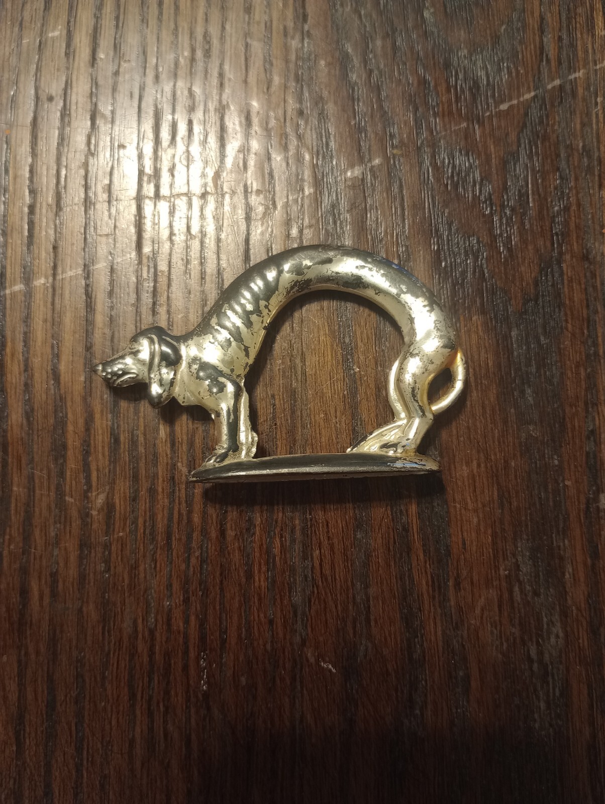 Antique Jennings Brothers 1930s Silverplate Dog Figure Very RARE Style Showcase