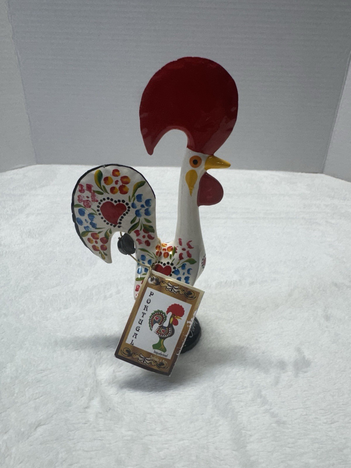 Portugal Good Luck Rooster 6″ W/ Booklet Book