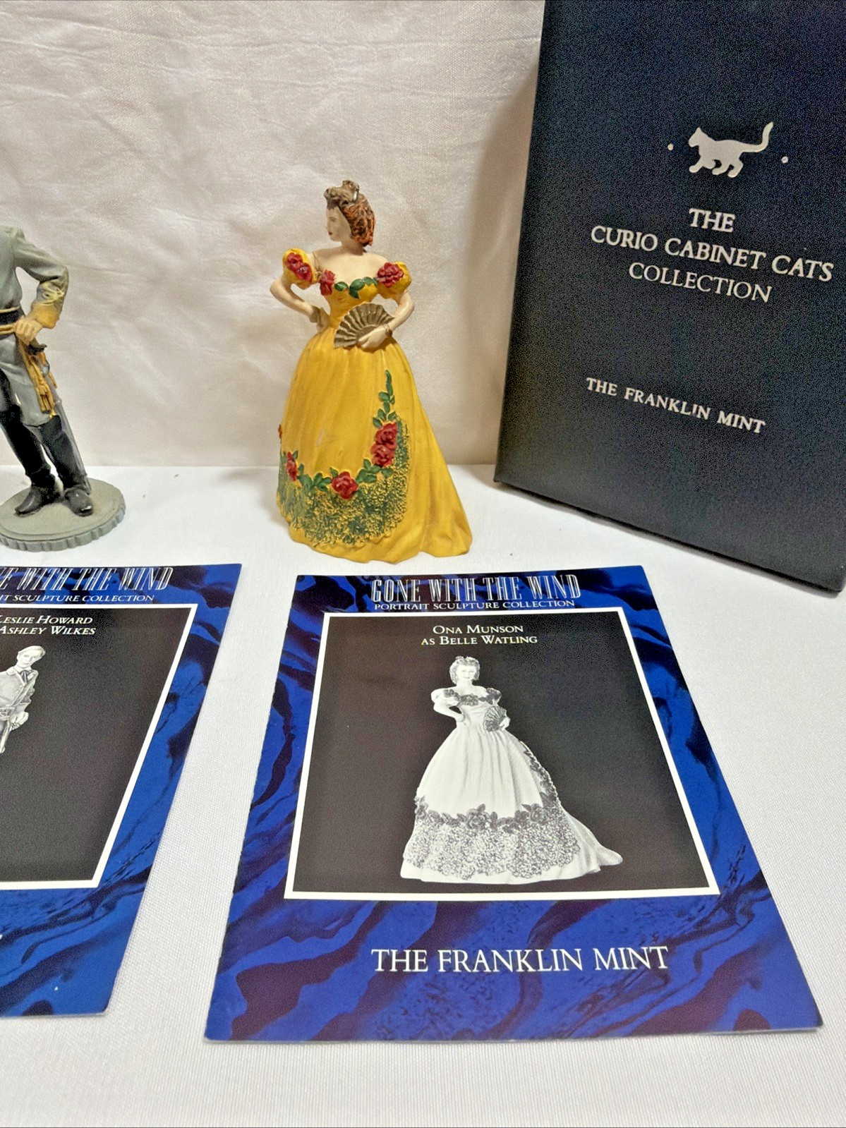 Franklin Mint Gone With The Wind Complete 15 Portrait Sculpture Collection