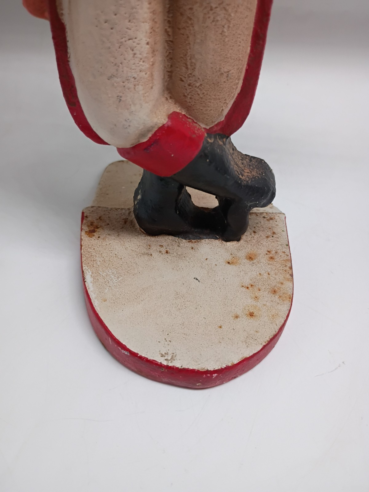 Vintage Kurt Adler Fox Run Cast Iron Door Stop Snooty Fox