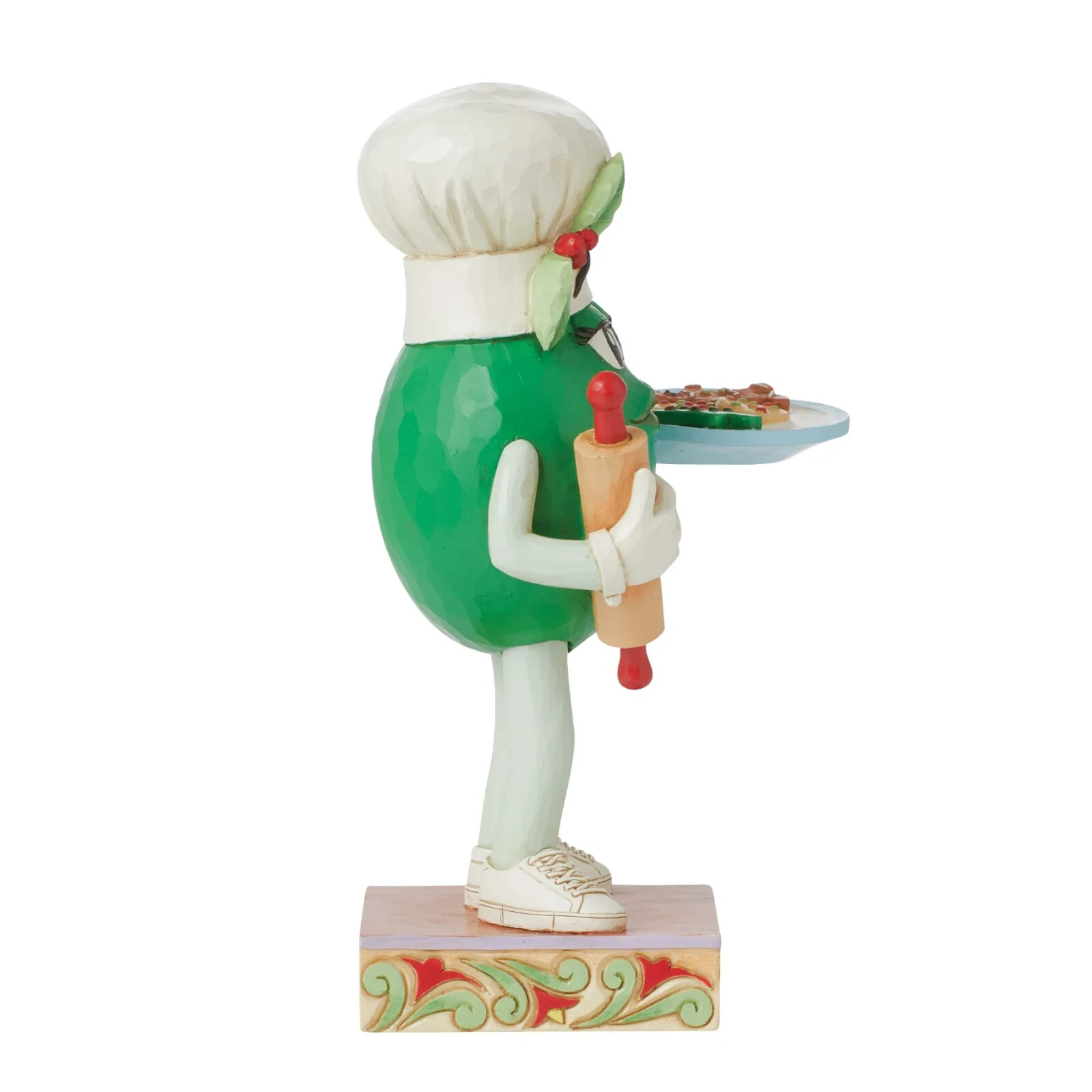 Jim Shore M&M’S GREEN CHARACTER WITH COOKIES-BAKED BY GREEN 6015680