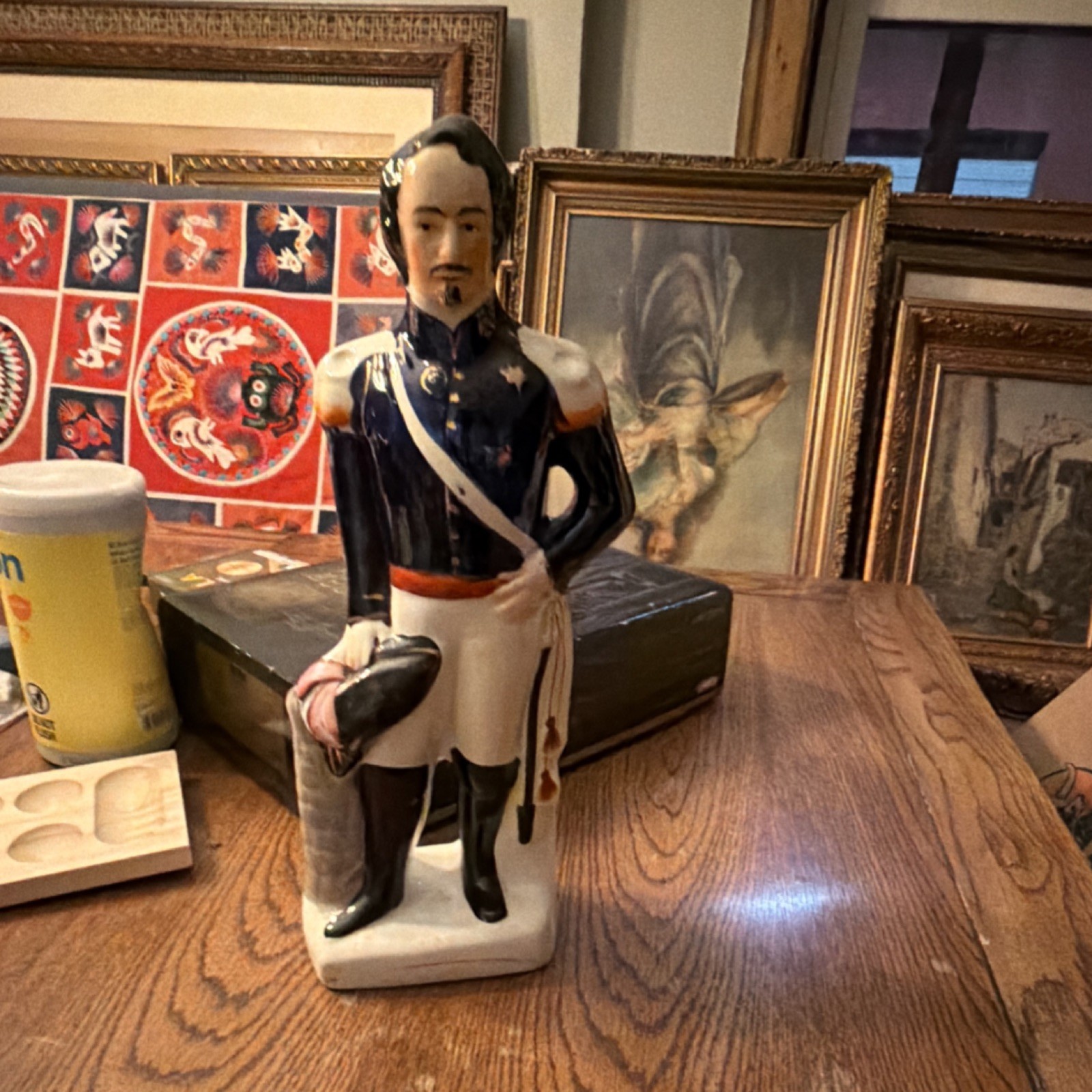 Staffordshire pottery figure of Louis Napoleon III