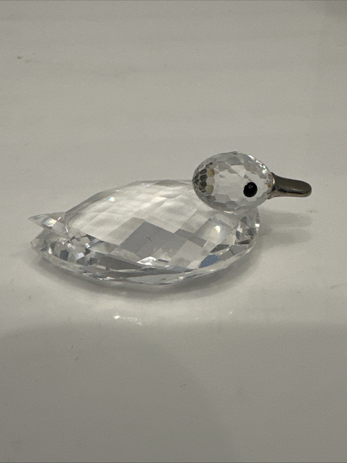 Swarovski Crystal Beagle Puppy Duck Silver Beak And Fox Figurine No Box Lot Of 3