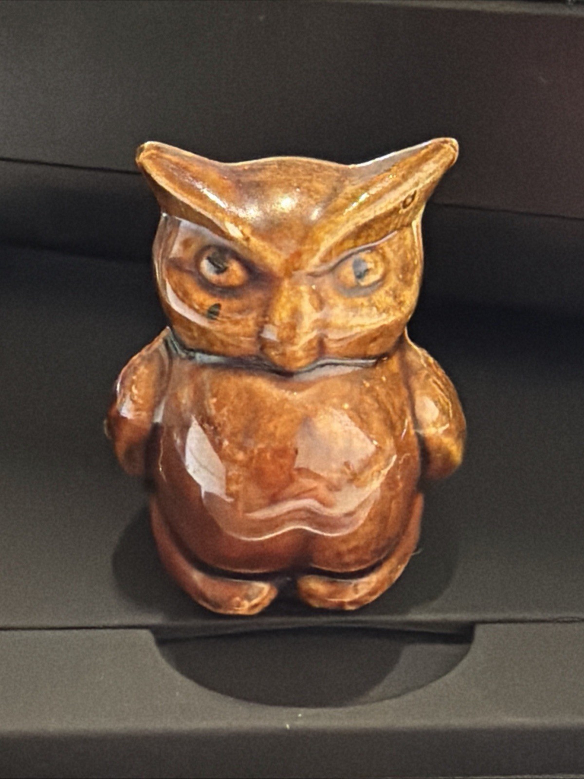 Owl Figurine Porcelain/China Very Small & Delicate