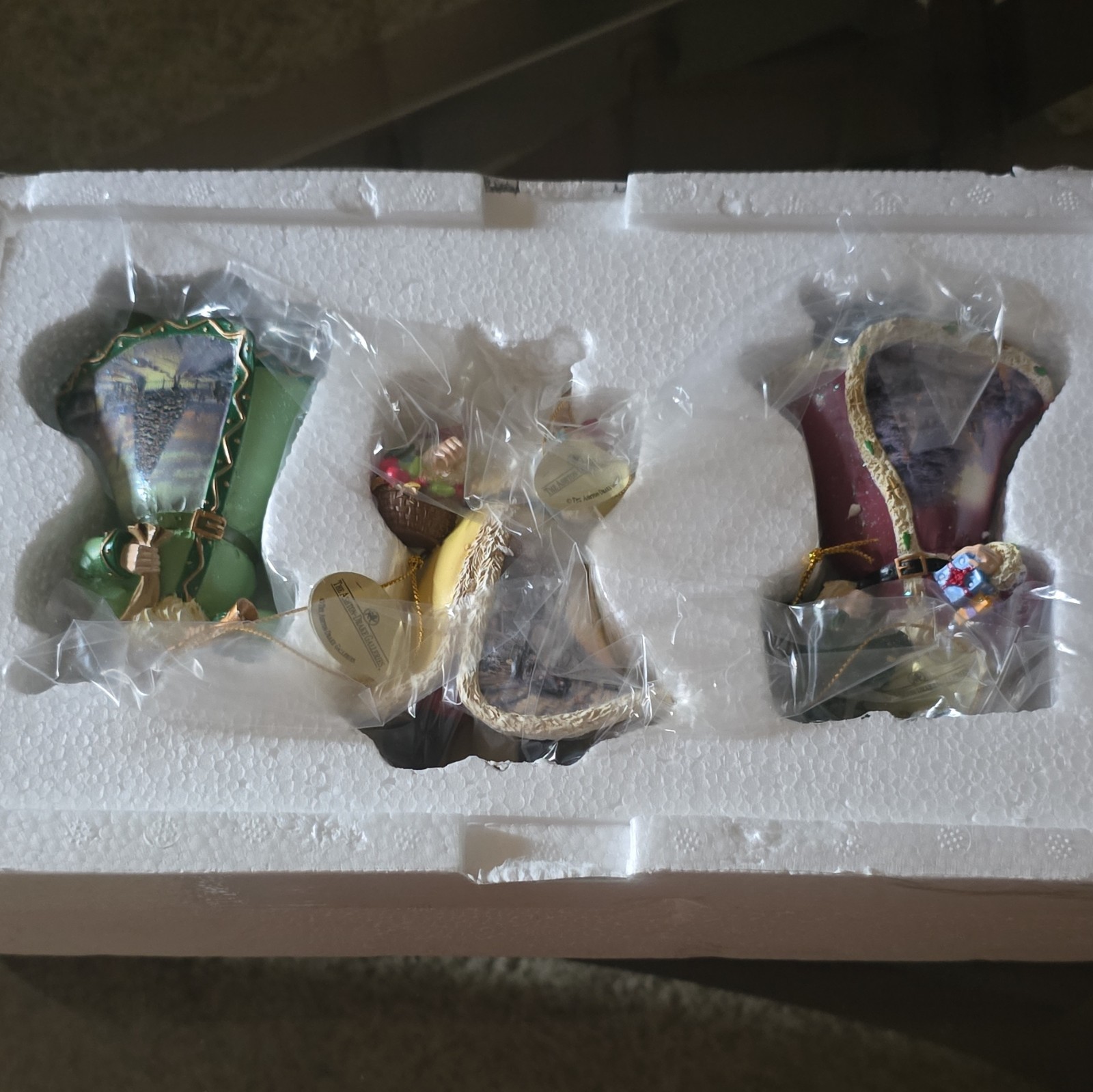 Multicolor Collectible Figurines Set of 3 Boxed in Box #34
