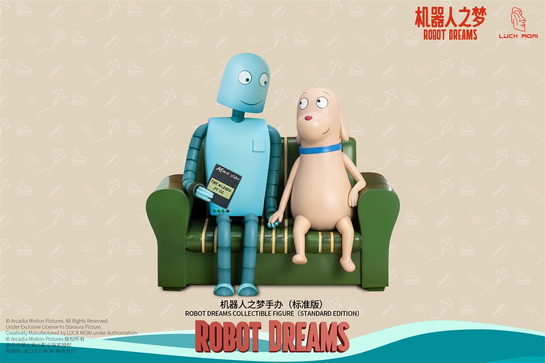 LUCK MOAI Robot Dreams Standard Edition Limited Fashion Figure 15cm New In Stock