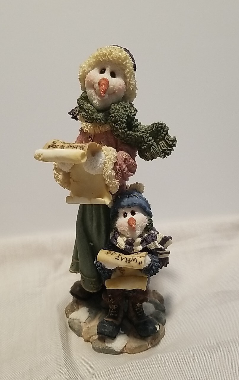 Boyds Bear Snow Dooodes Mrs G Clef Halfnote Two Part Harmony Figurine 36517