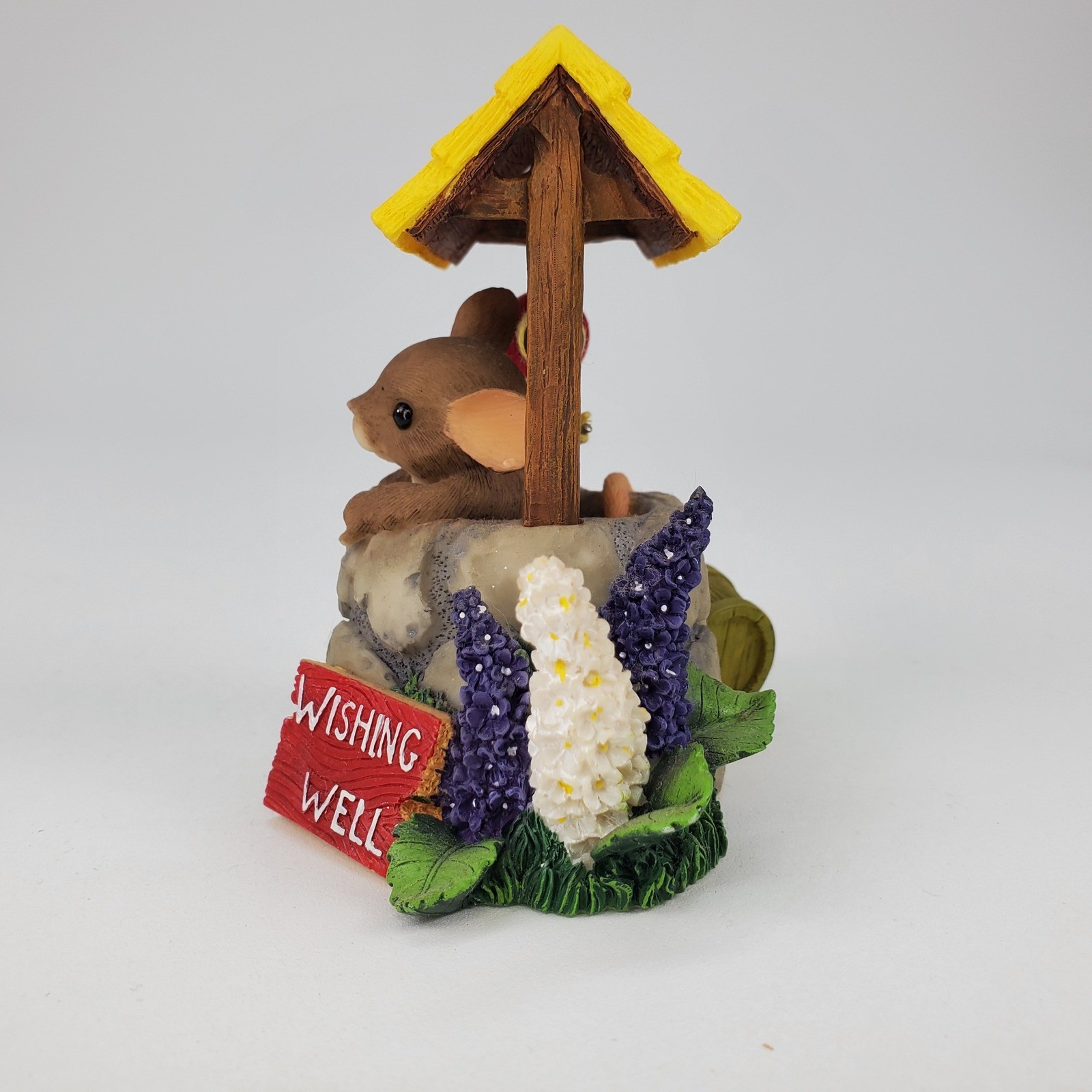Charming Tails Fitz and Floyd Mouse Wishing Well Figurine 84/141 Handcrafted