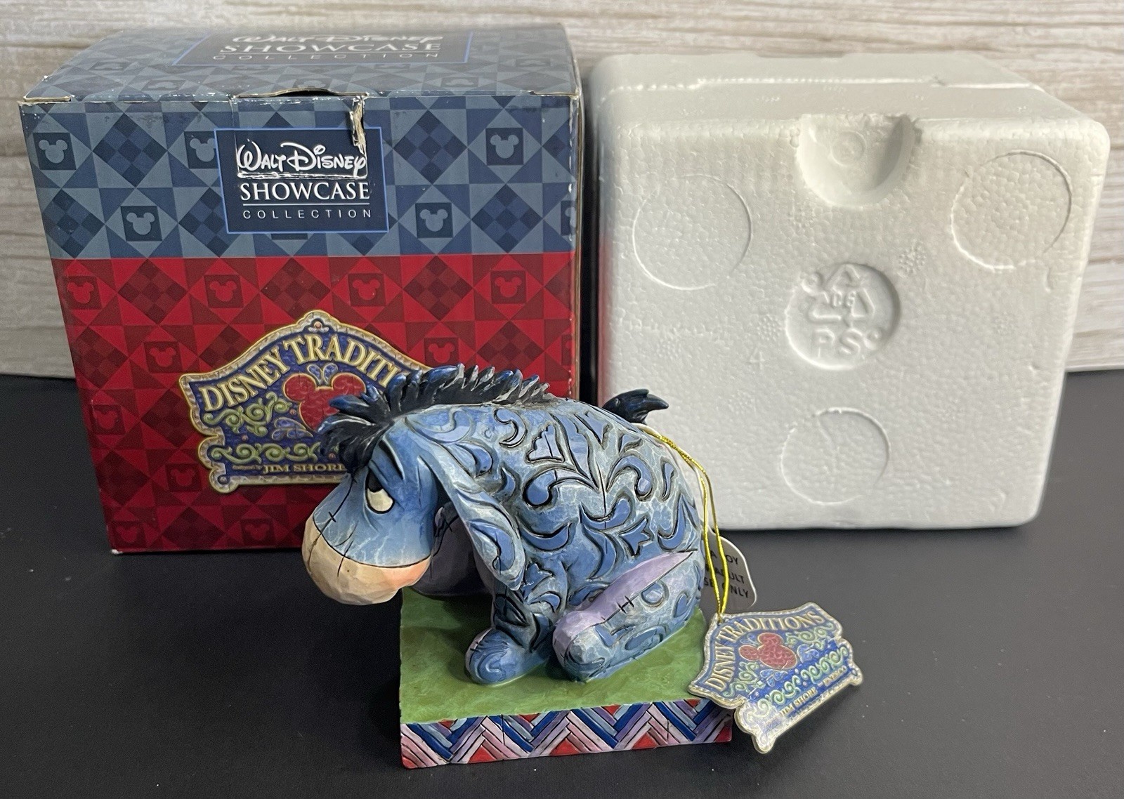Disney Traditions Jim Shore “EEYORE” True Blue Companion Figurine Enesco Signed