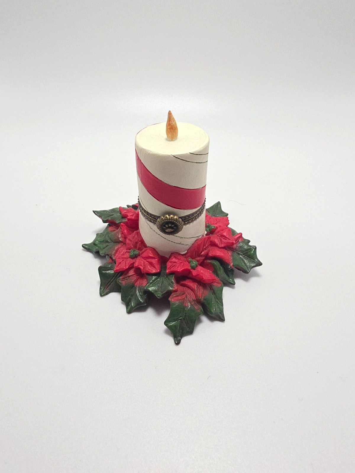 Boyds By Enesco Noel’s Festive Candle with Wick McNibble Treasure Box Collection