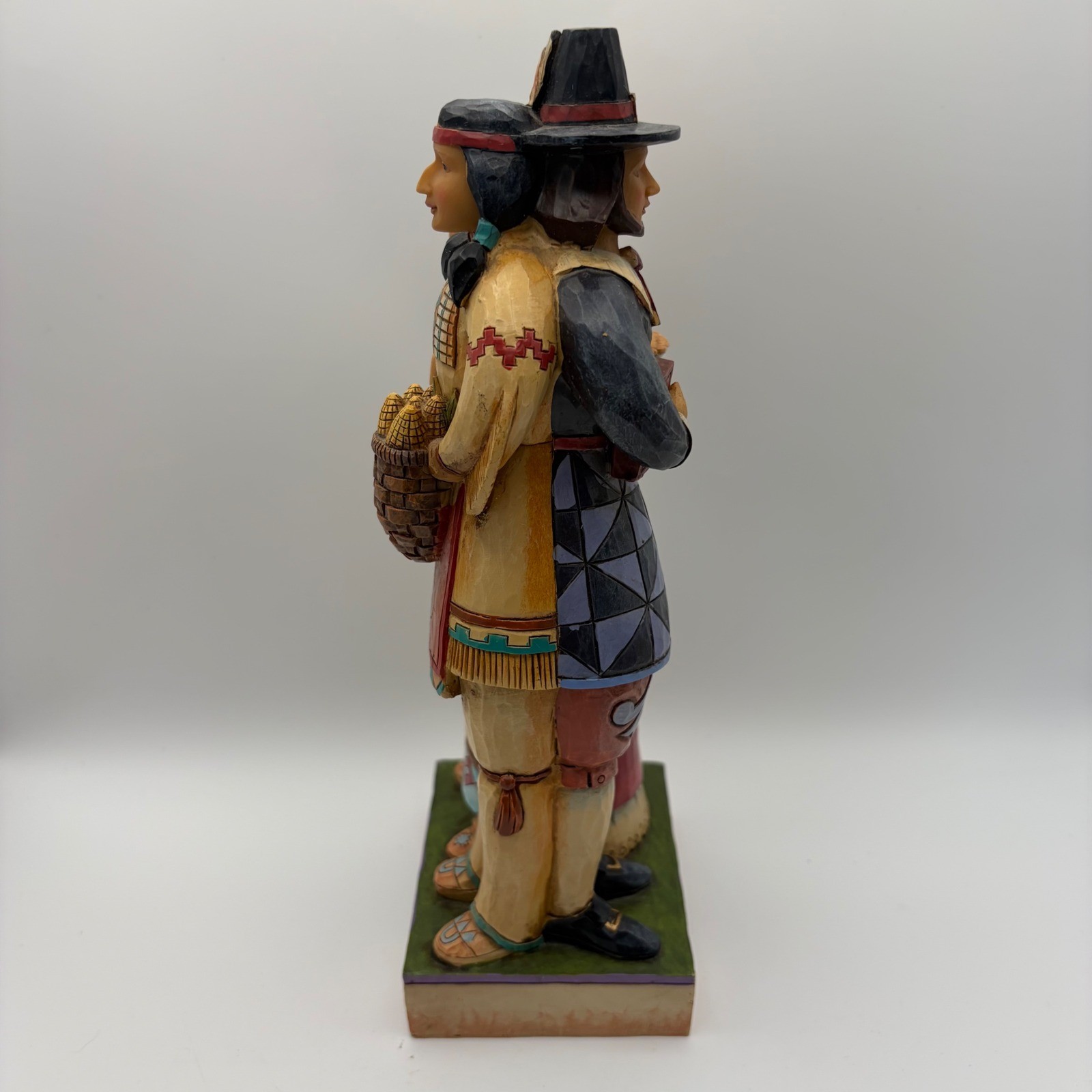 Jim Shore Heartwood Creek Forging New Friendships Thanksgiving Figurine 4027801