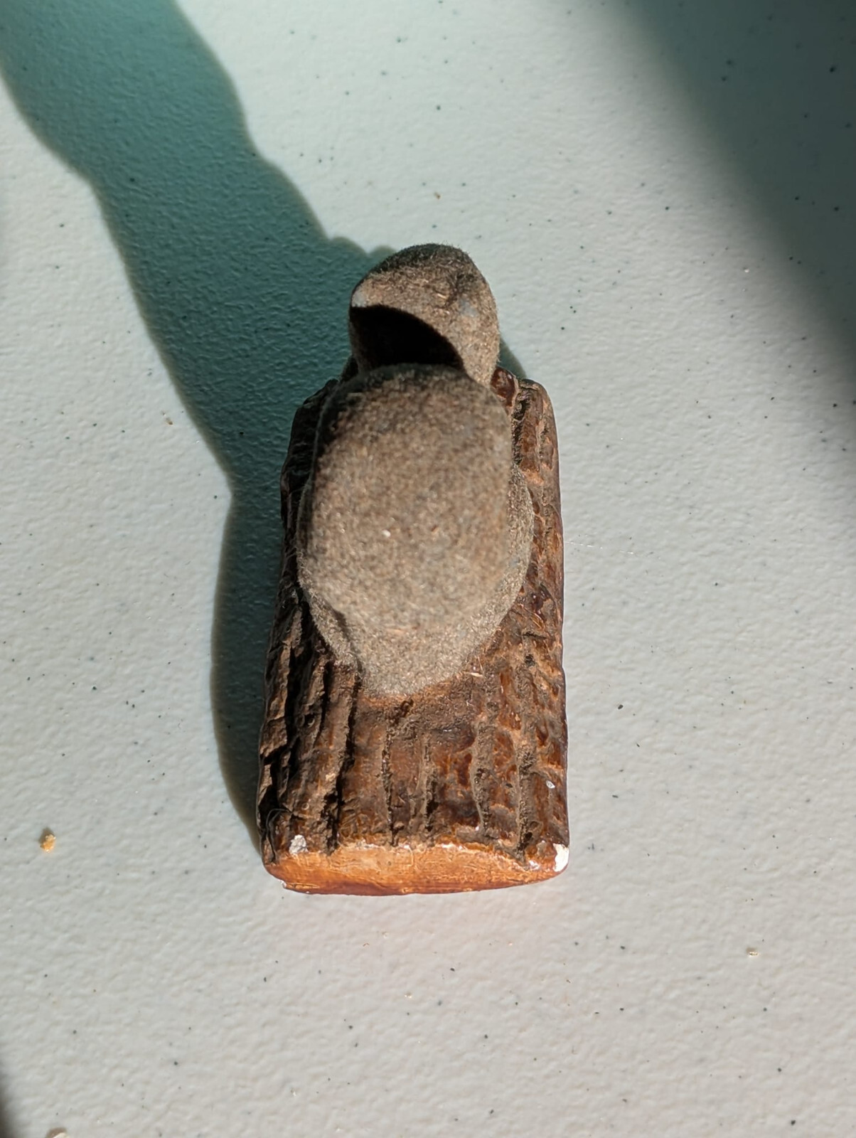 Squirrel On A Log Figurine