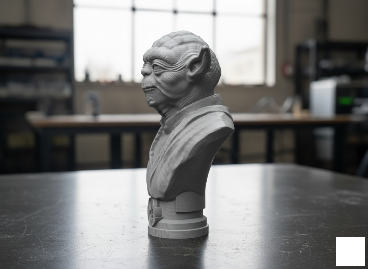 Master Yoda Star Wars Bust Figure Large 10″ inch – 3D Printed