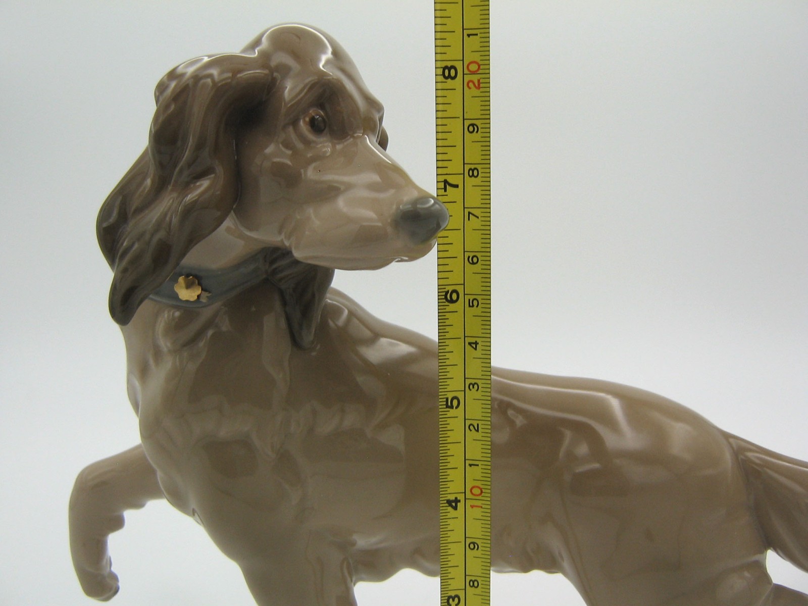 Lladro Dog From “Sleigh Ride” – Large 11″ Stunning Irish Setter