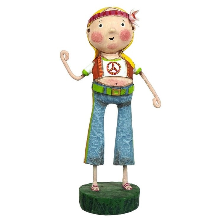 Lori Mitchell Figurine ~ Hippie Chick