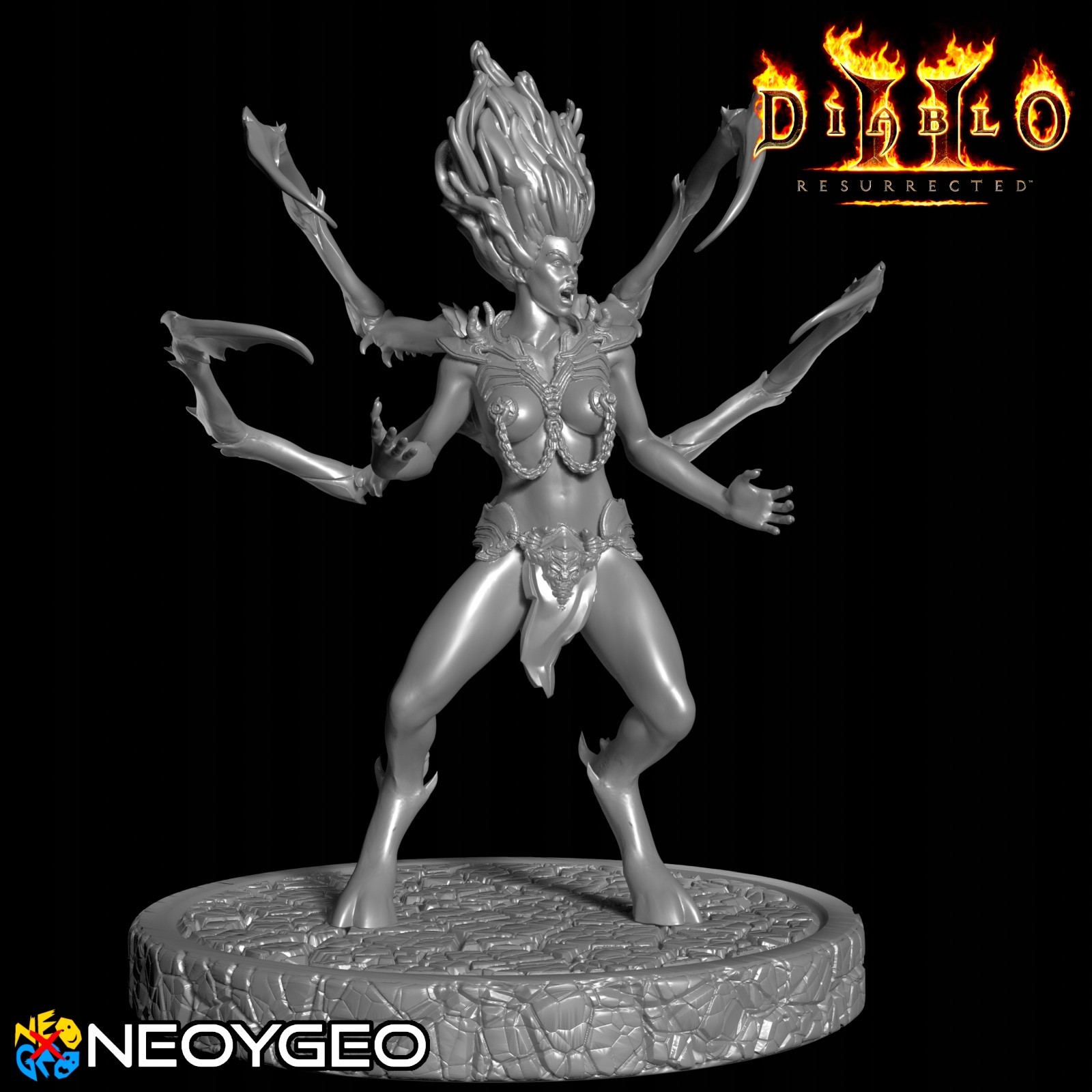 ANDARIEL – DIABLO 2 – 1/24 (75 mm Scale) Neoygeo UNPAINTED