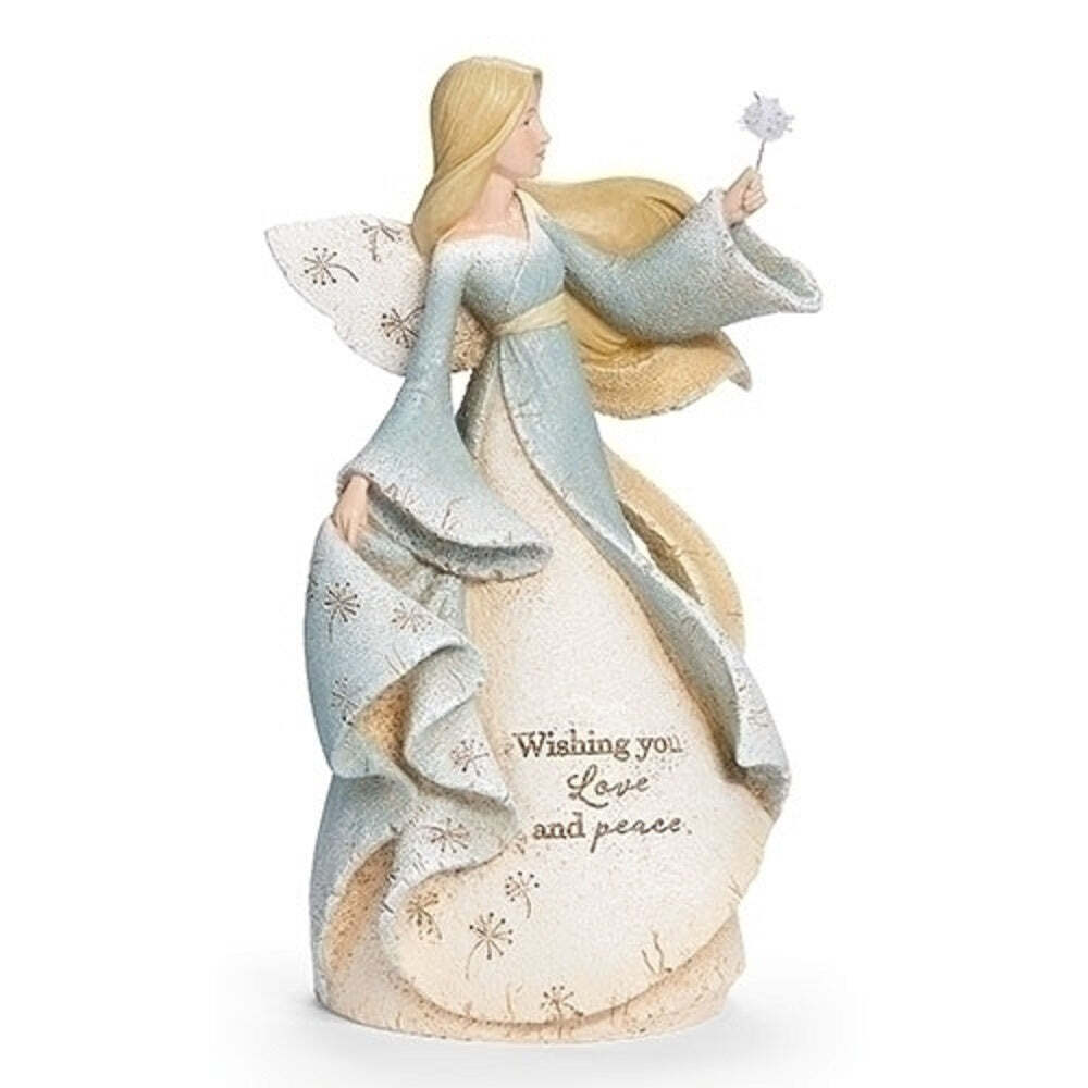 Roman Heavenly Blessings ANGEL With DANDELION WISH-12566