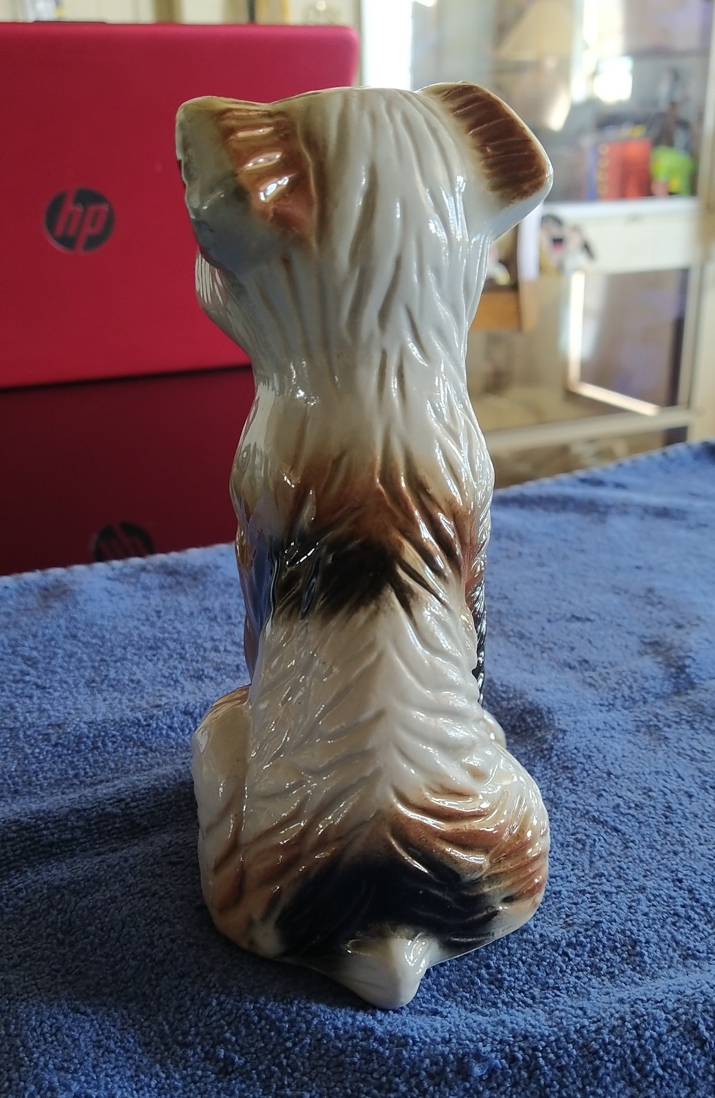 Vintage Terrier Dog Statue/Figurine Brazil #4150