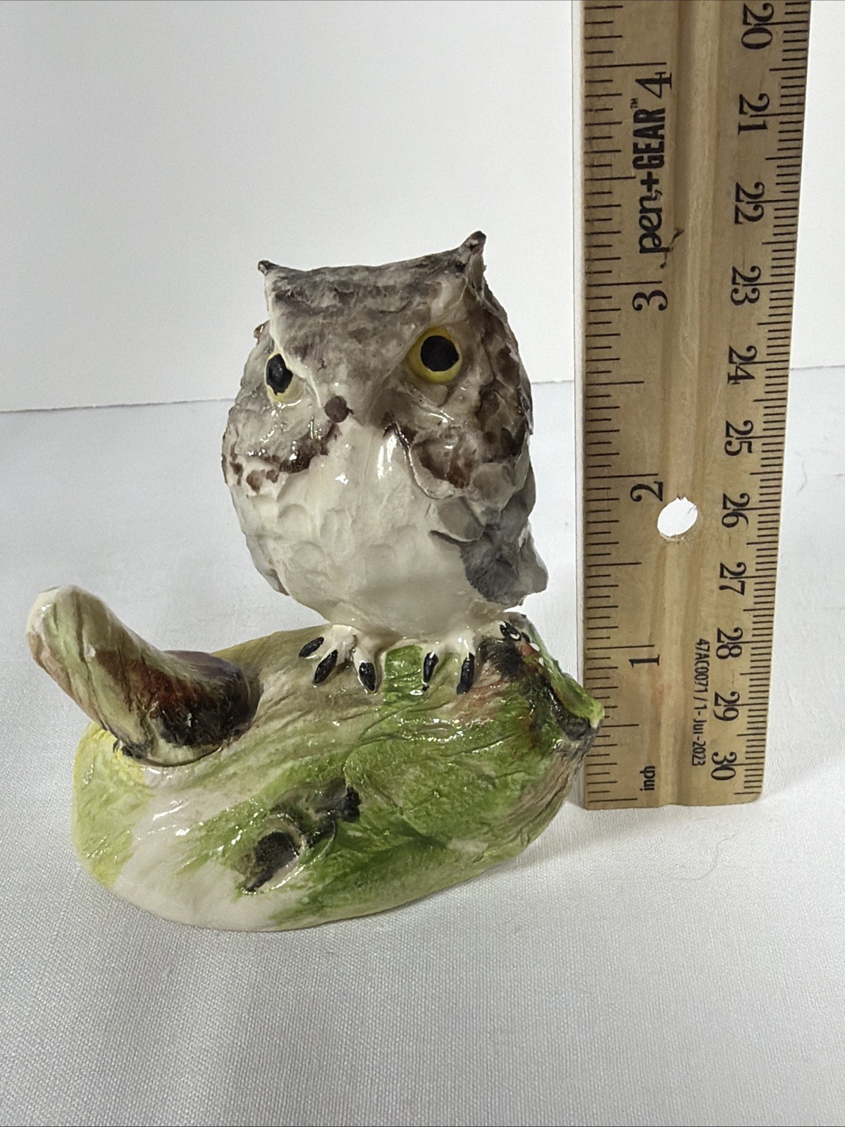 MOLLA Art Pottery Canada Woodland Creatures Owl Figurine