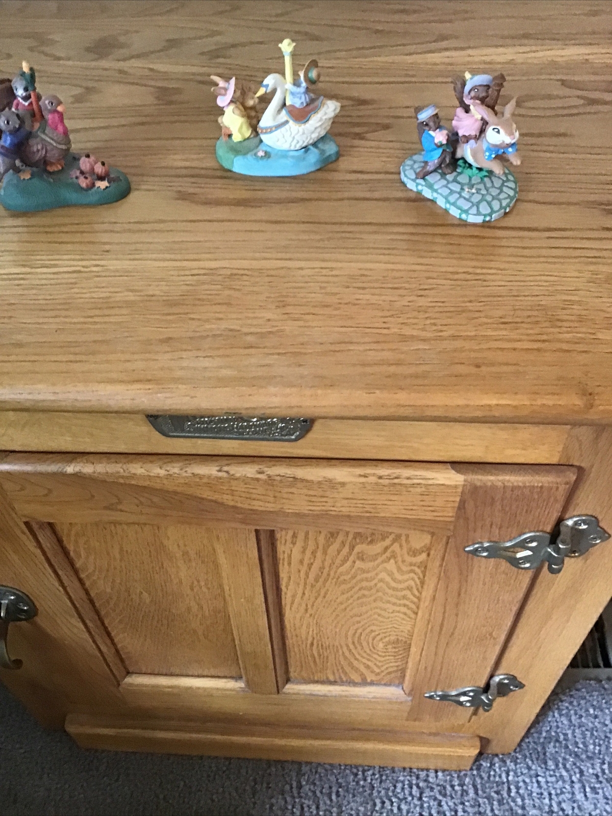 Lot (3) 1993 Kathy Jeffers Thanksgiving Easter Fall Avon Figurines Make Offer!