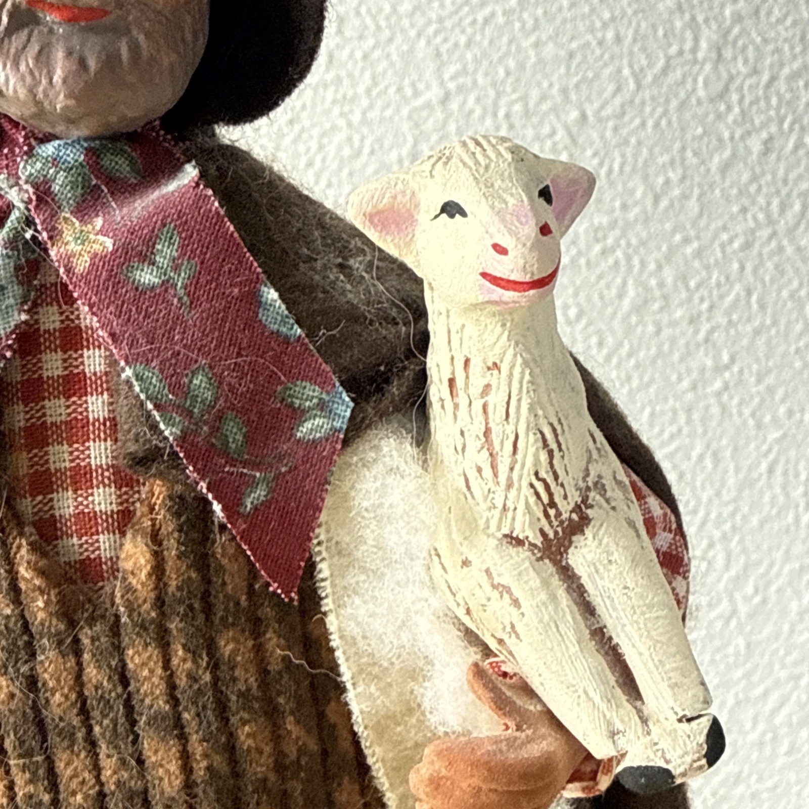 Santon De Provence by Claude Carbonel Shepherd Figurine, Hand Made – 10 in. tall