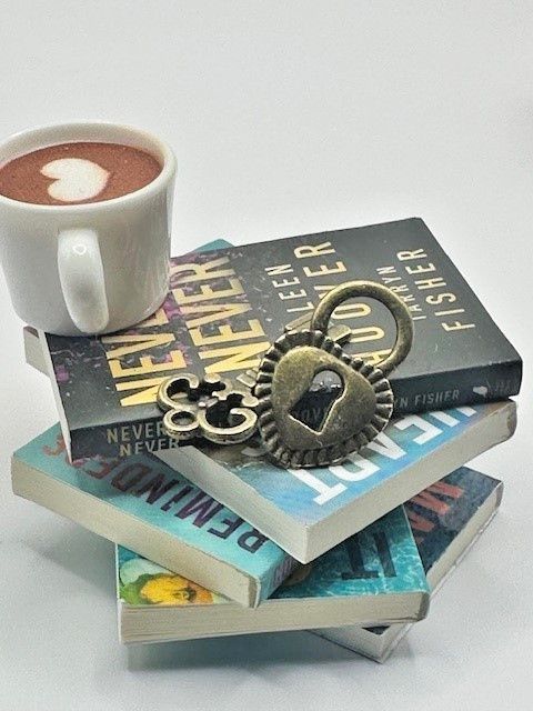 Mini Book Stack Trinket featuring ZURU Mini Brands Colleen Hoover Titles
