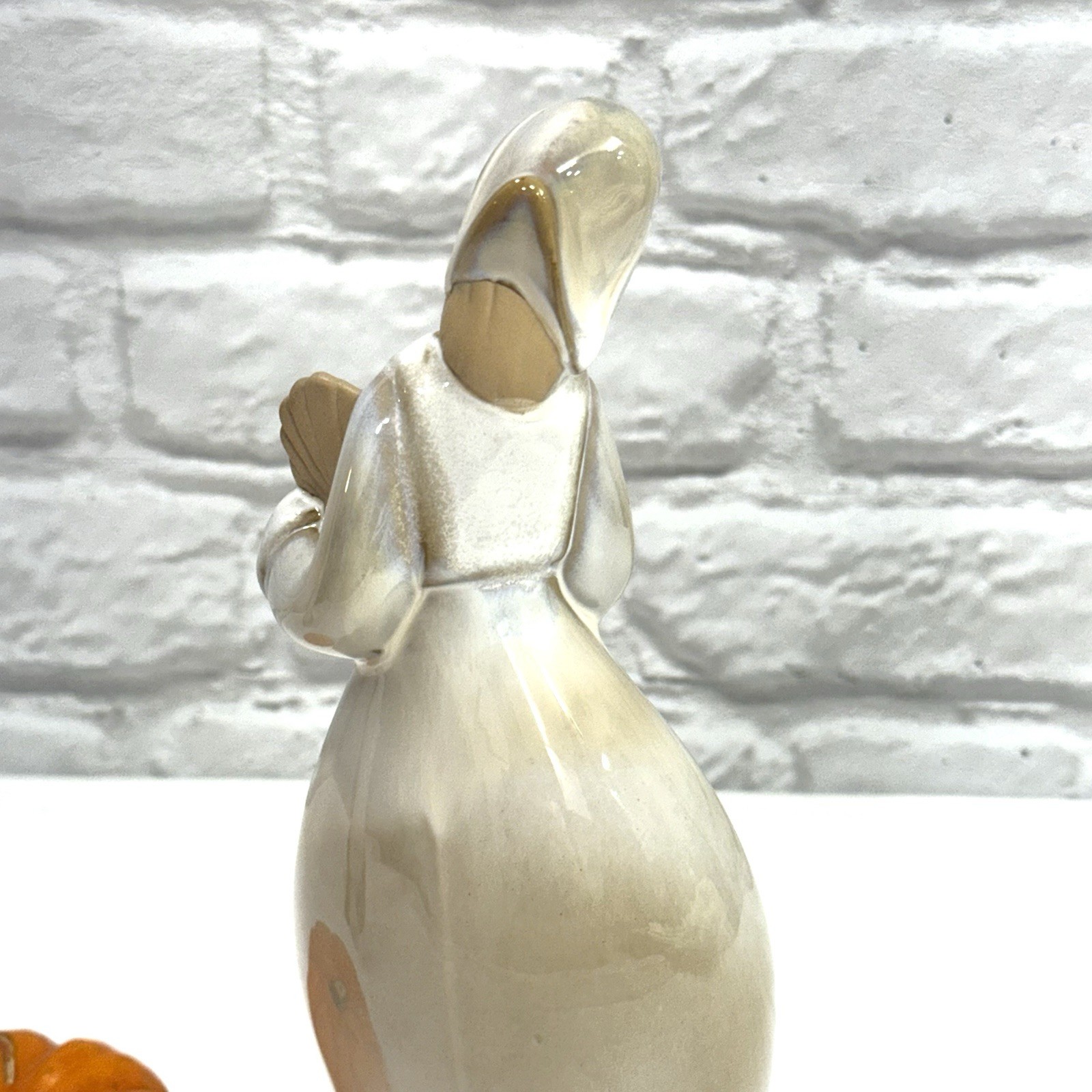 Cracker Barrel Ceramic Pilgrims Thanksgiving Figurines Home Decor Sculptures