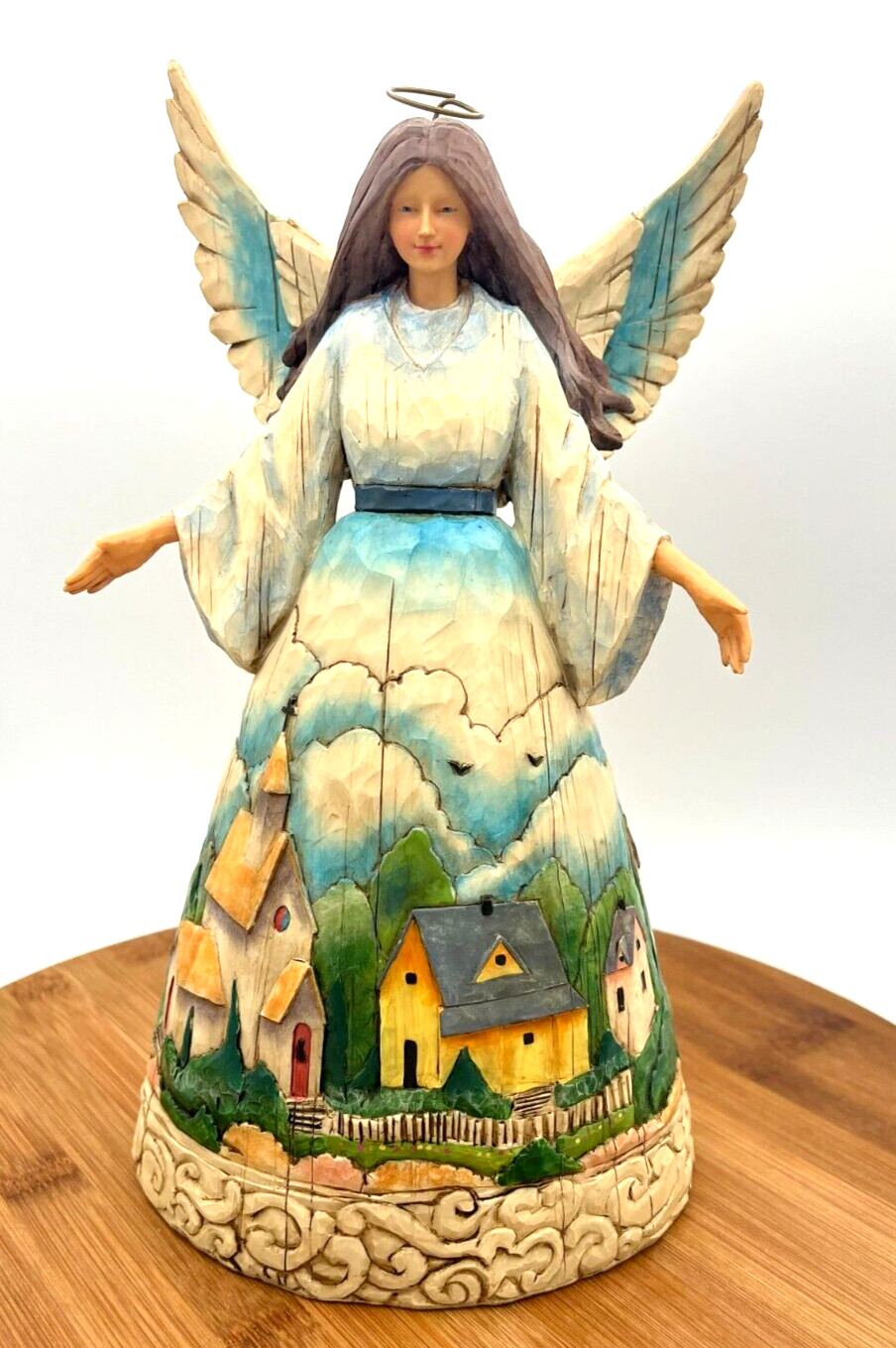 Jim Shore Heartwood Creek Watcher Of Villages & Valleys Angel **Broken Thumb