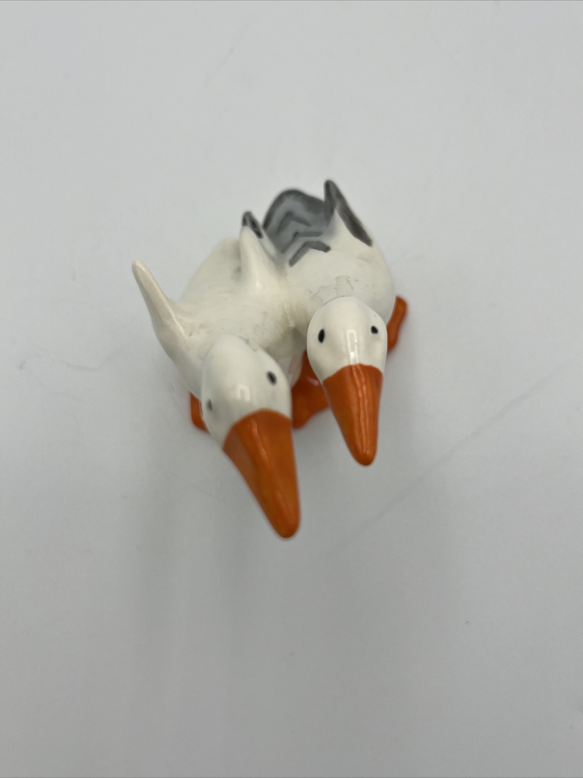 Beswick Porcelain Geese Figurine Made in England 4″ Tall Vintage