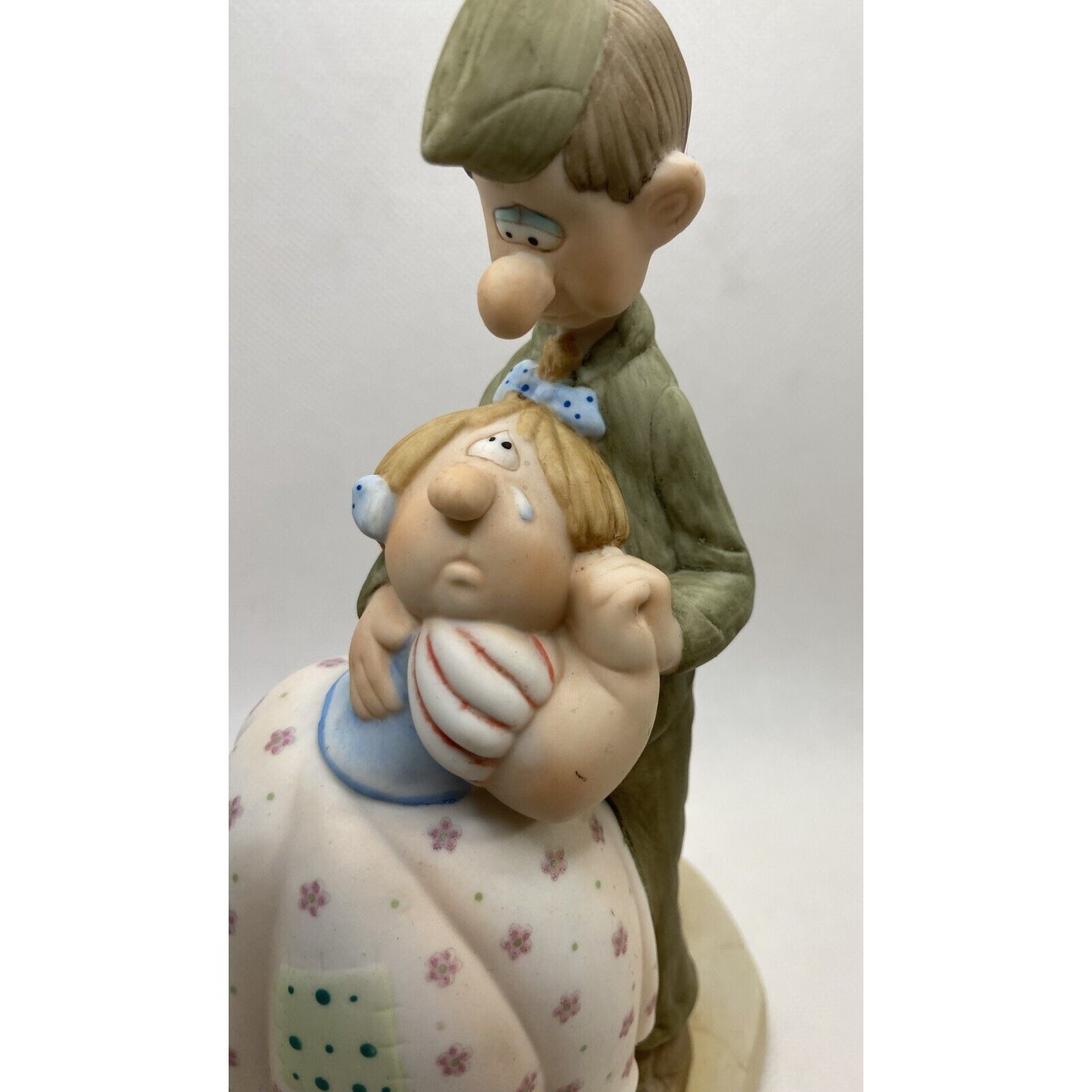 Vintage McCoon’s Country “Good Bye Mary Lou” Figurine Army Couple Love Military