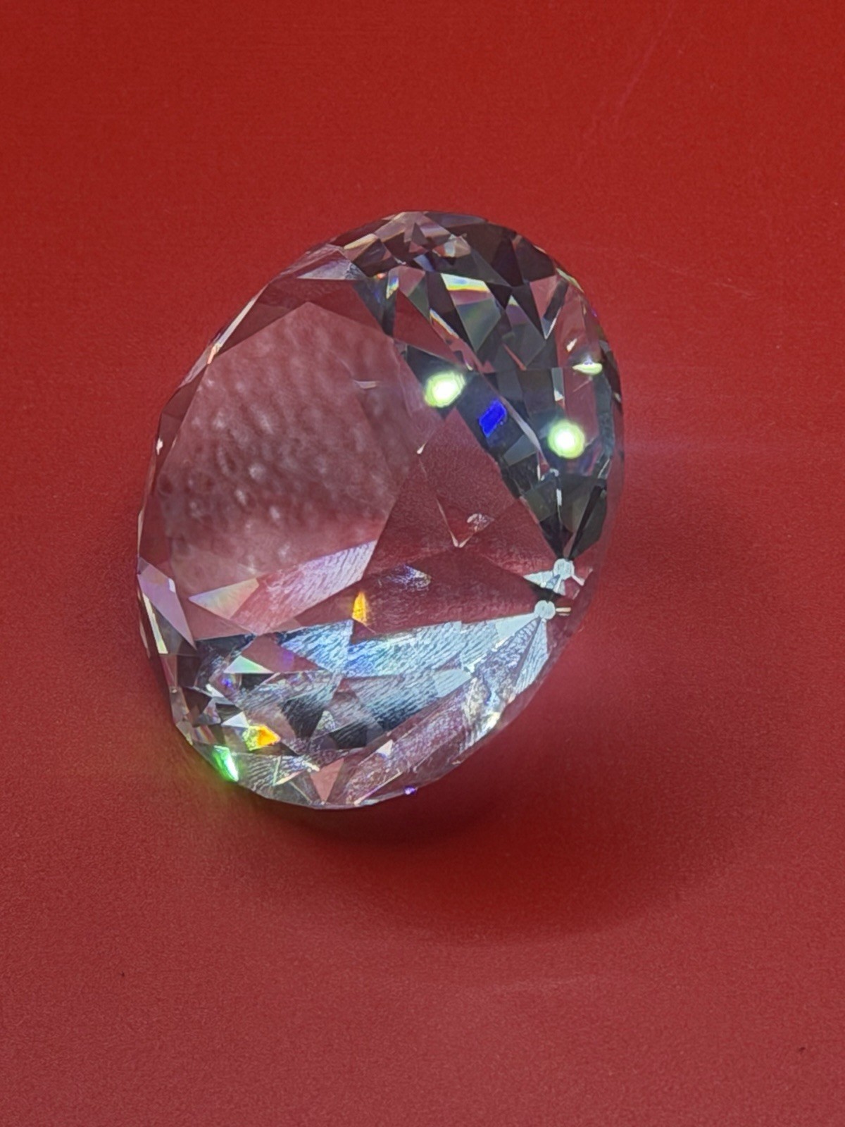 Swarovski Crystal Round Jewel Paperweight Chaton 7433 NR 050 50mm w/ Box