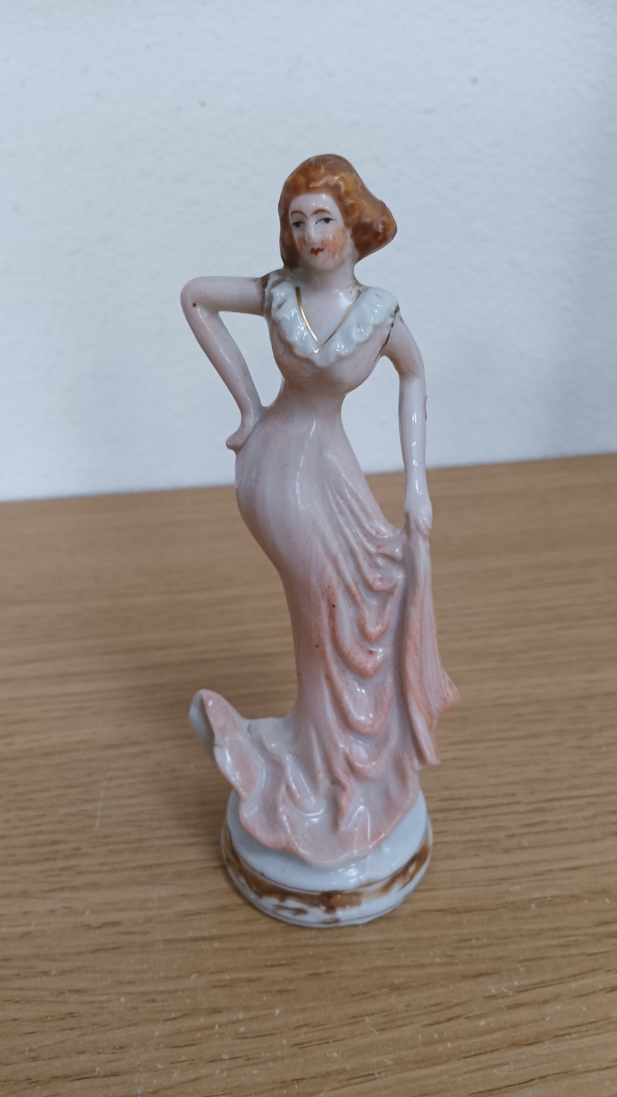 Vintage Ceramic Lady Dancing Figurine Made In Japan Art Deco