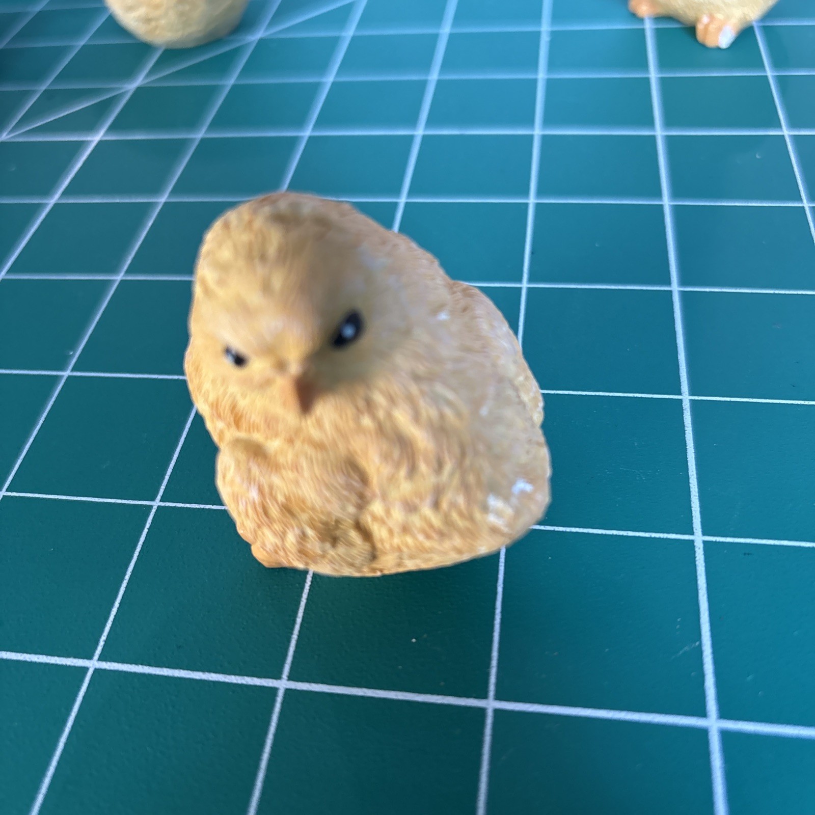 Little Yellow Chicks Chickens Figurines Lot of 3