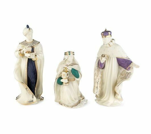Lenox First Blessing Nativity Three Kings Figurines 3 Wise Men Christmas NEW