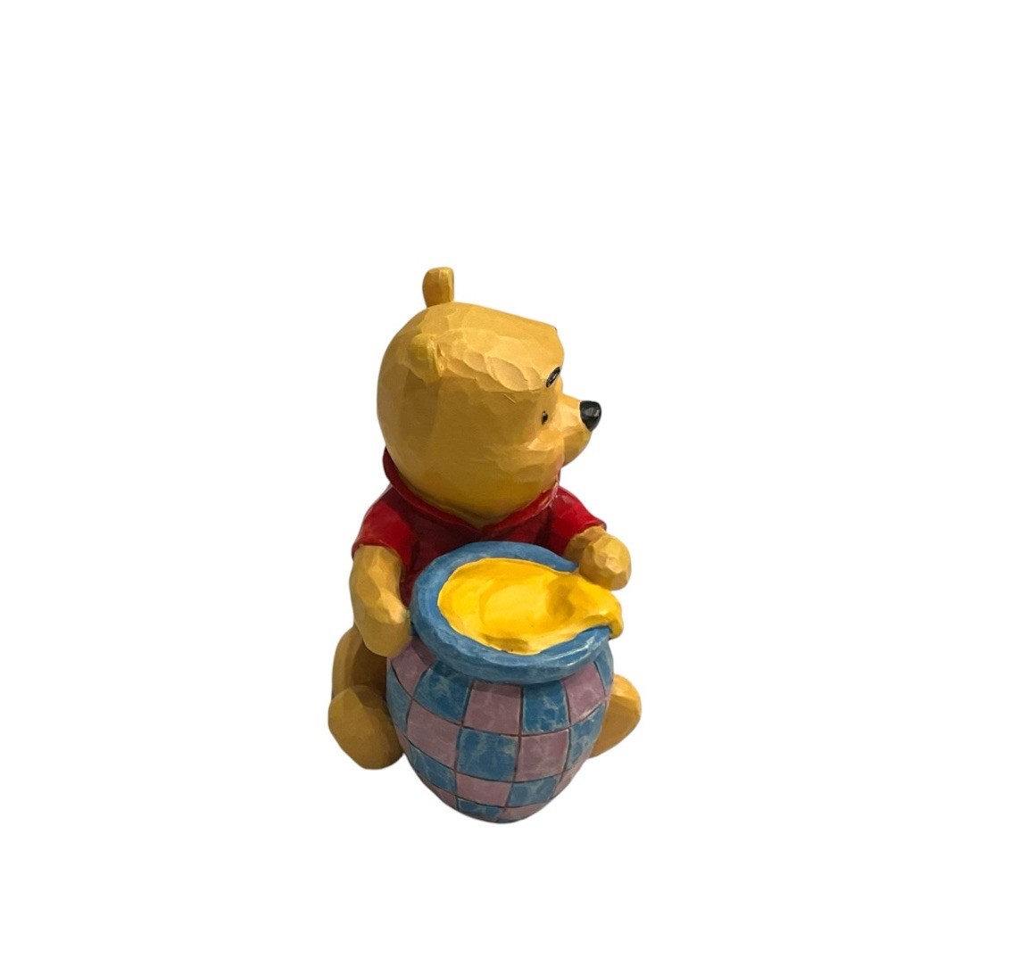 Jim Shore Disney Winnie the Pooh Hugging A Honey Pot Original Tags